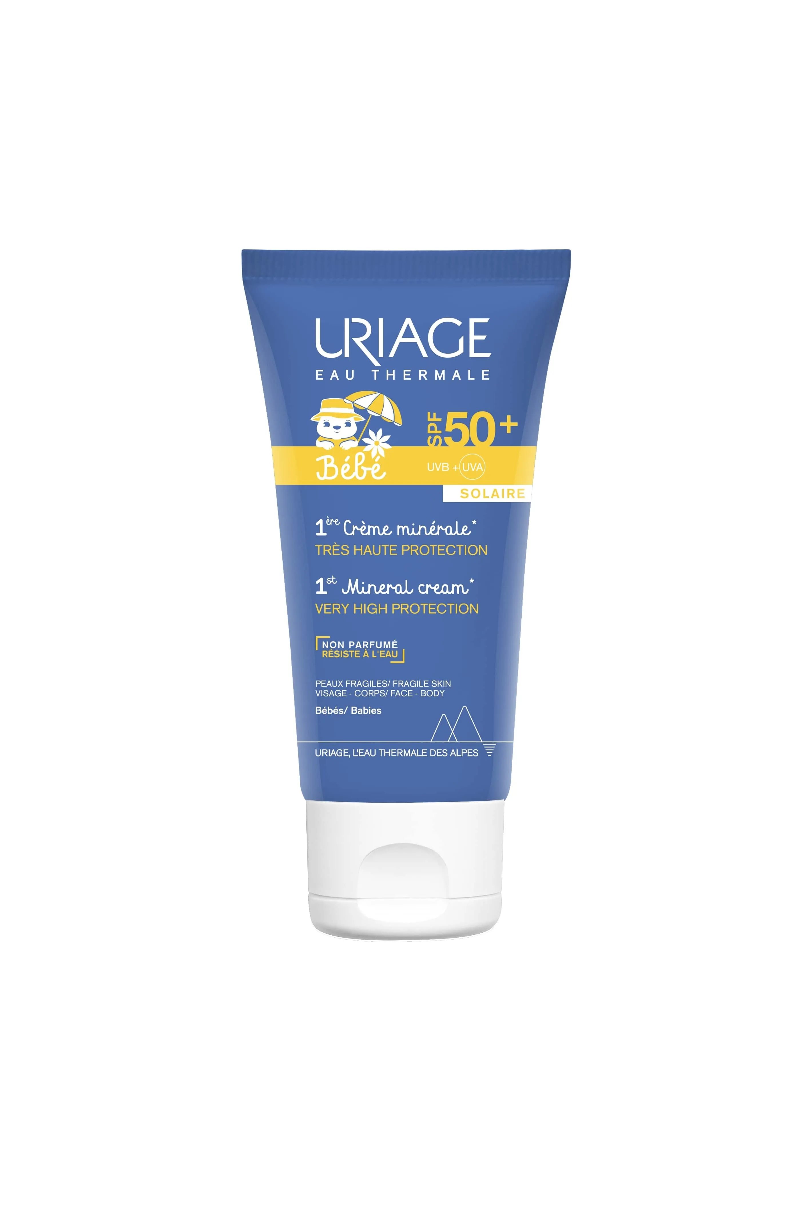 URIAGE apsauginis kremas BABY 1ERE SPF50+ MINERALE, 50ml -  