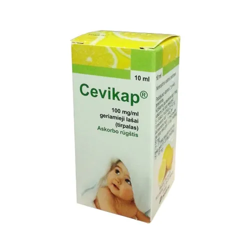 Cevikap 100mg/ml ger.lašai 10ml -  