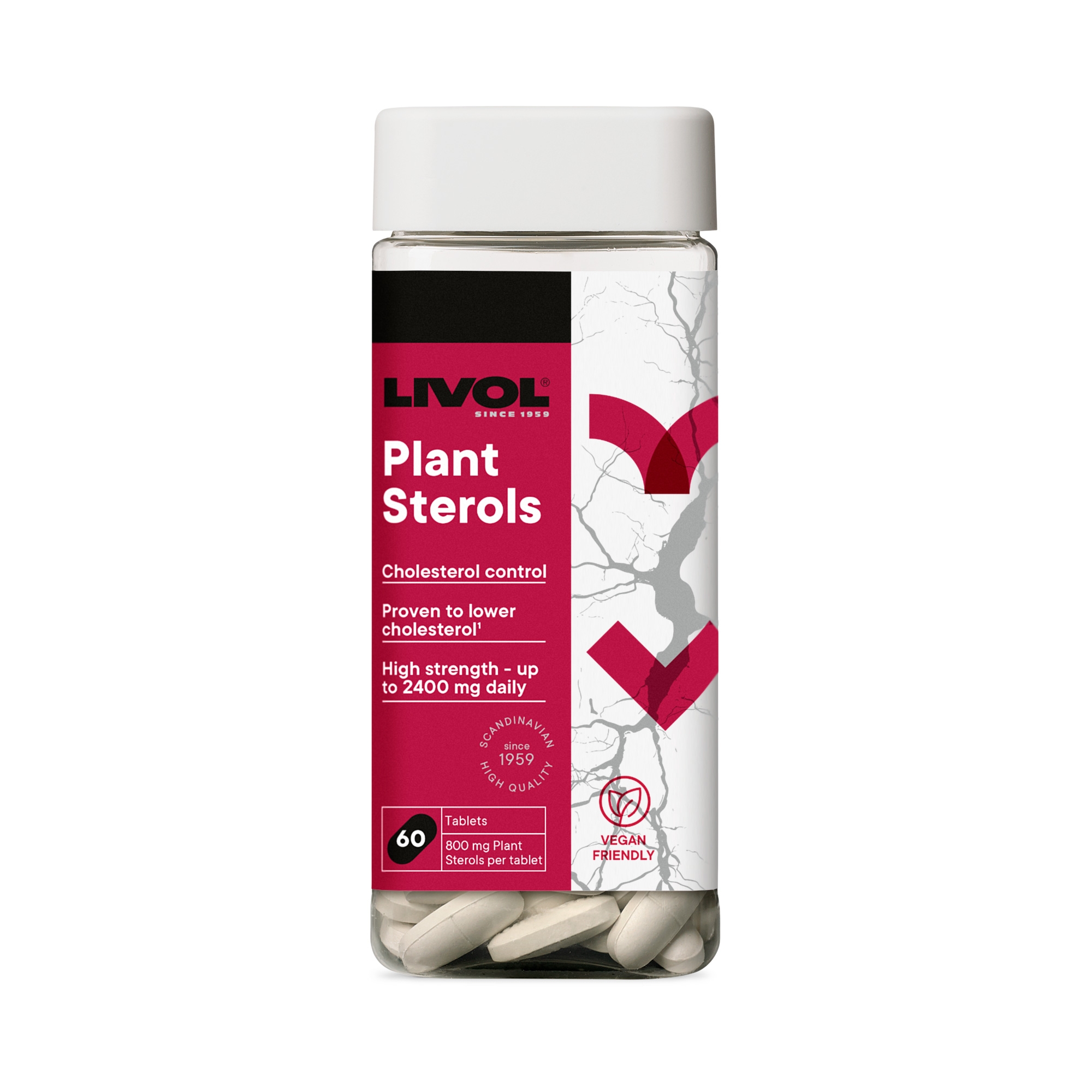 LIVOL Augalų steroliai, 60 tabl. -  