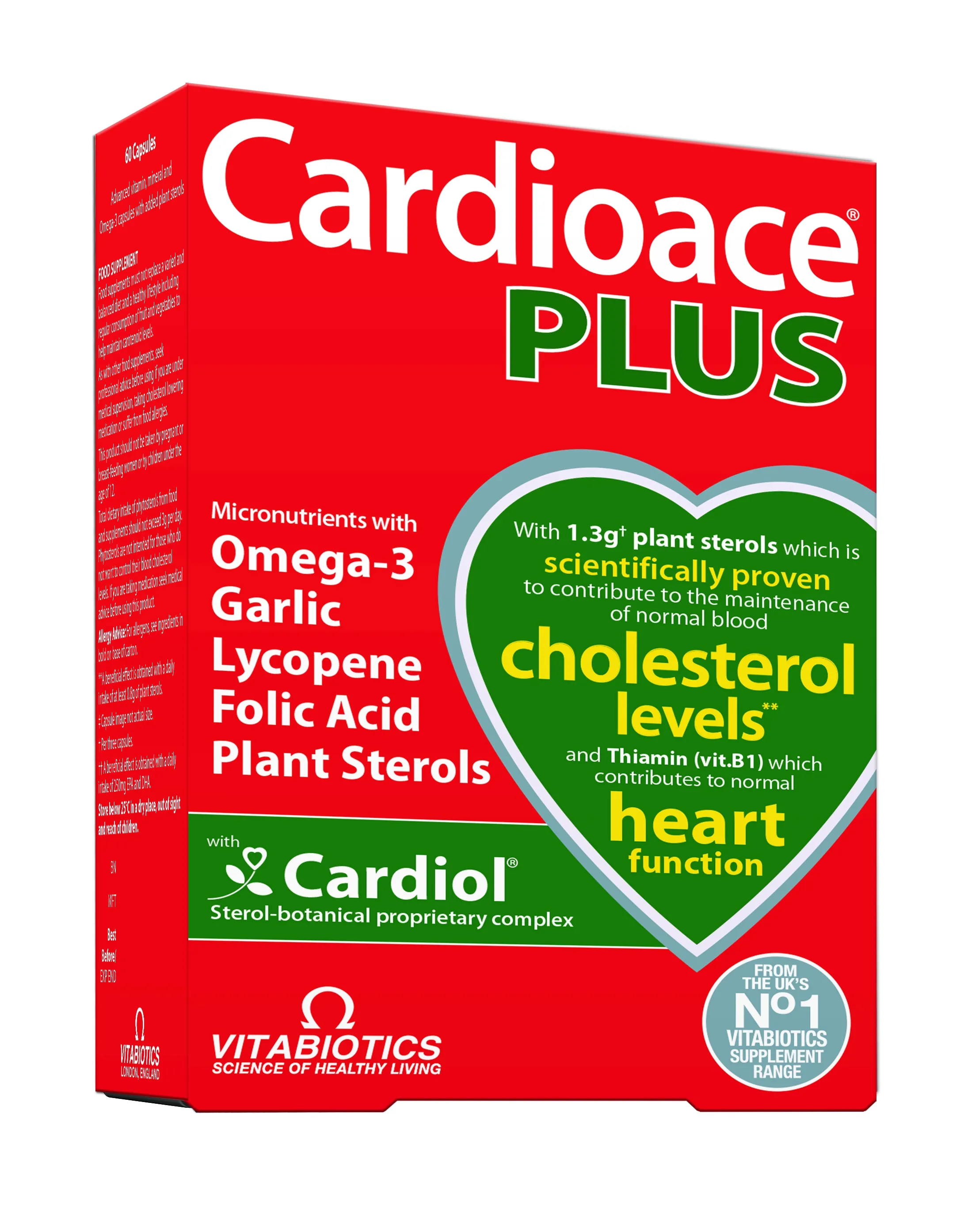 CARDIOACE PLUS kapsulės, N60 -  