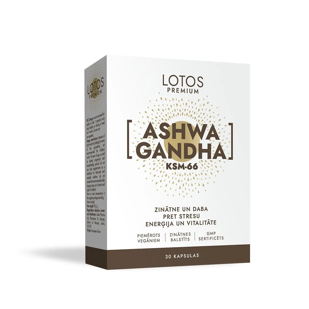LOTOS PREMIUM Ashwagandha KSM-66 N30 -  
