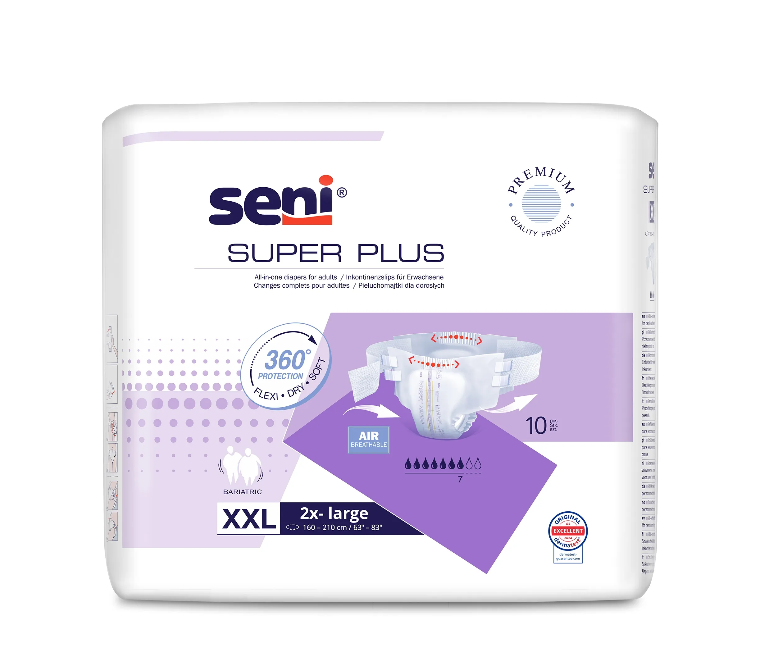SENI Super Plus XXL (premium) sausk.suaug. N10 -  