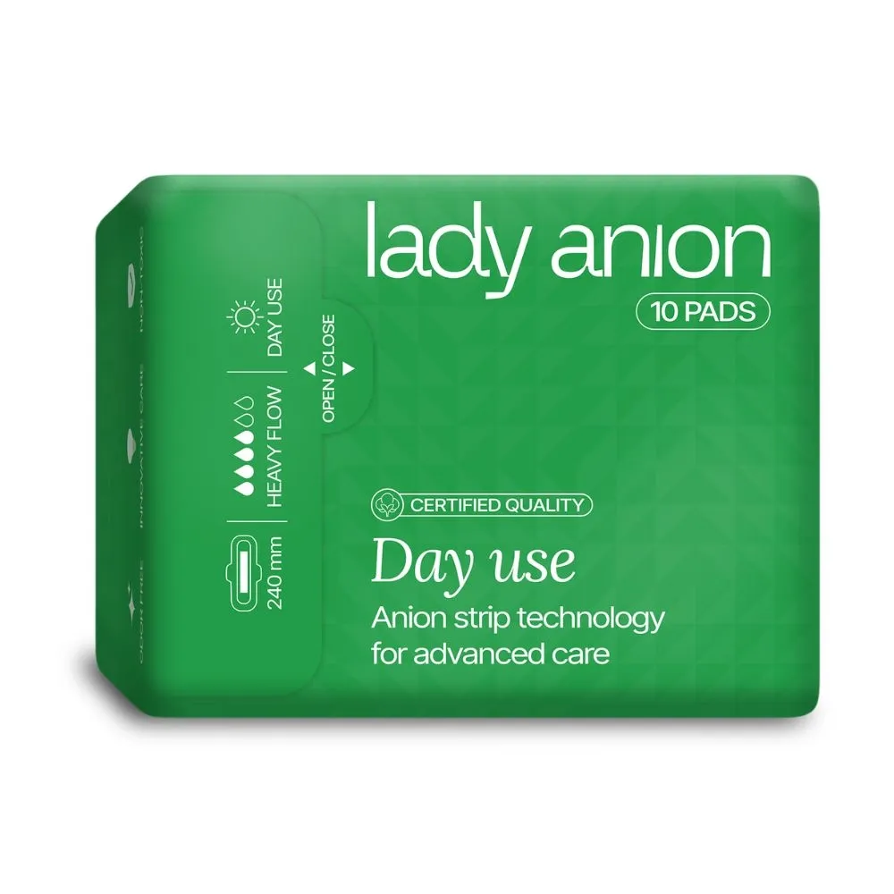 Dieniniai paketai Lady ANION Day Use su anijonine juostele, 10 vnt. -  
