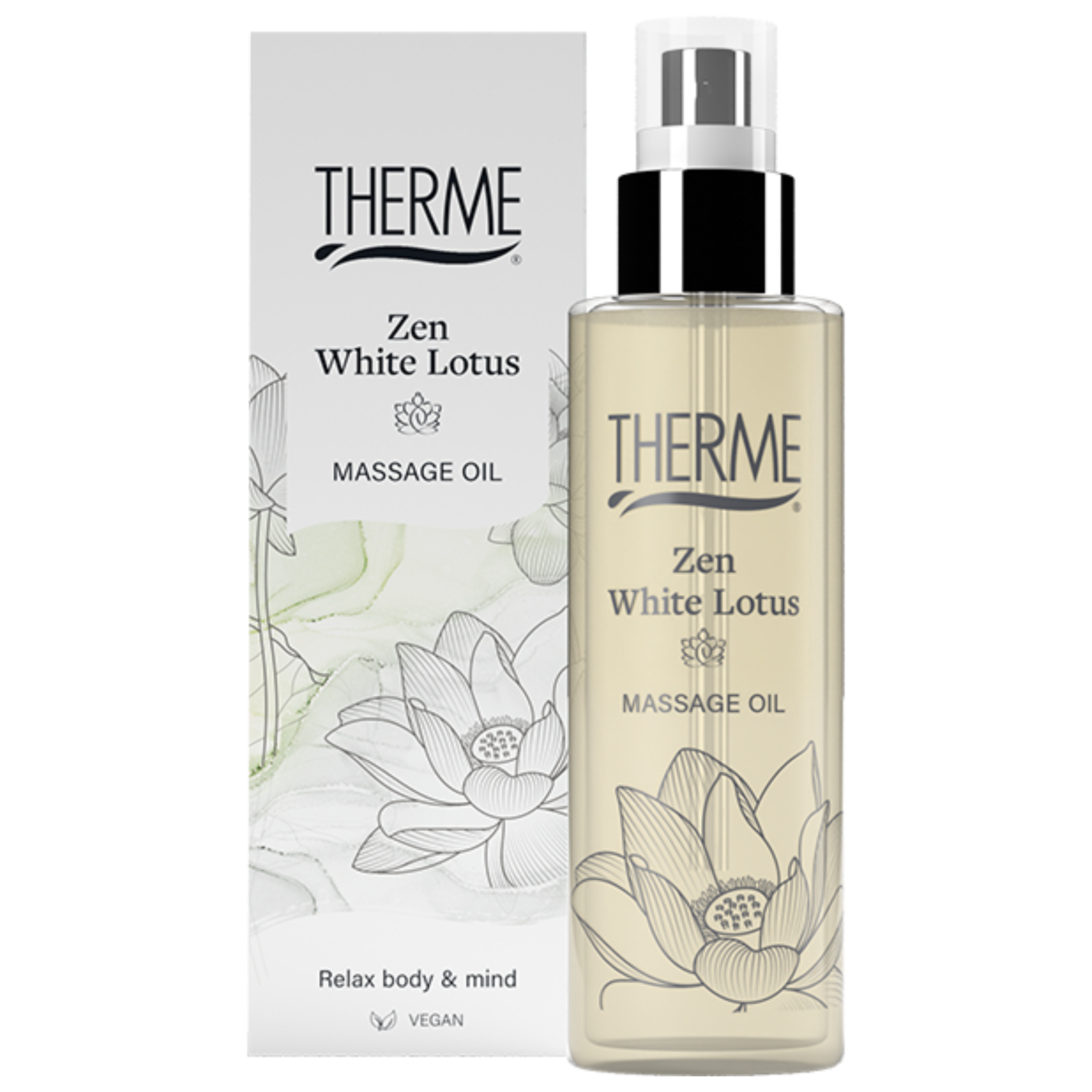 THERME ZEN WHITE LOTUS MASAŽO ALIEJUS, 125 ml -  