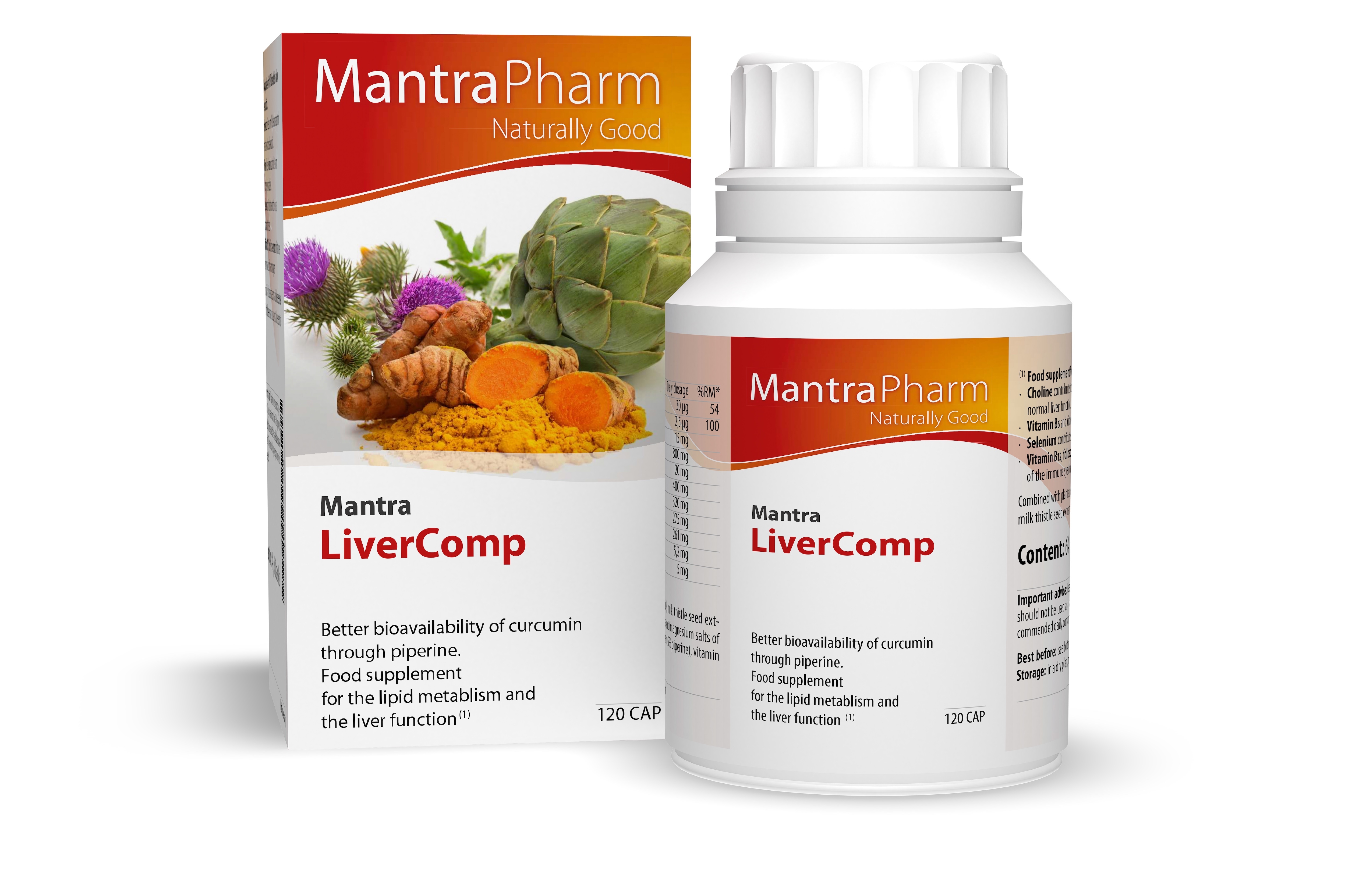 MANTRA LIVER COMP, 120 kapsulių -  
