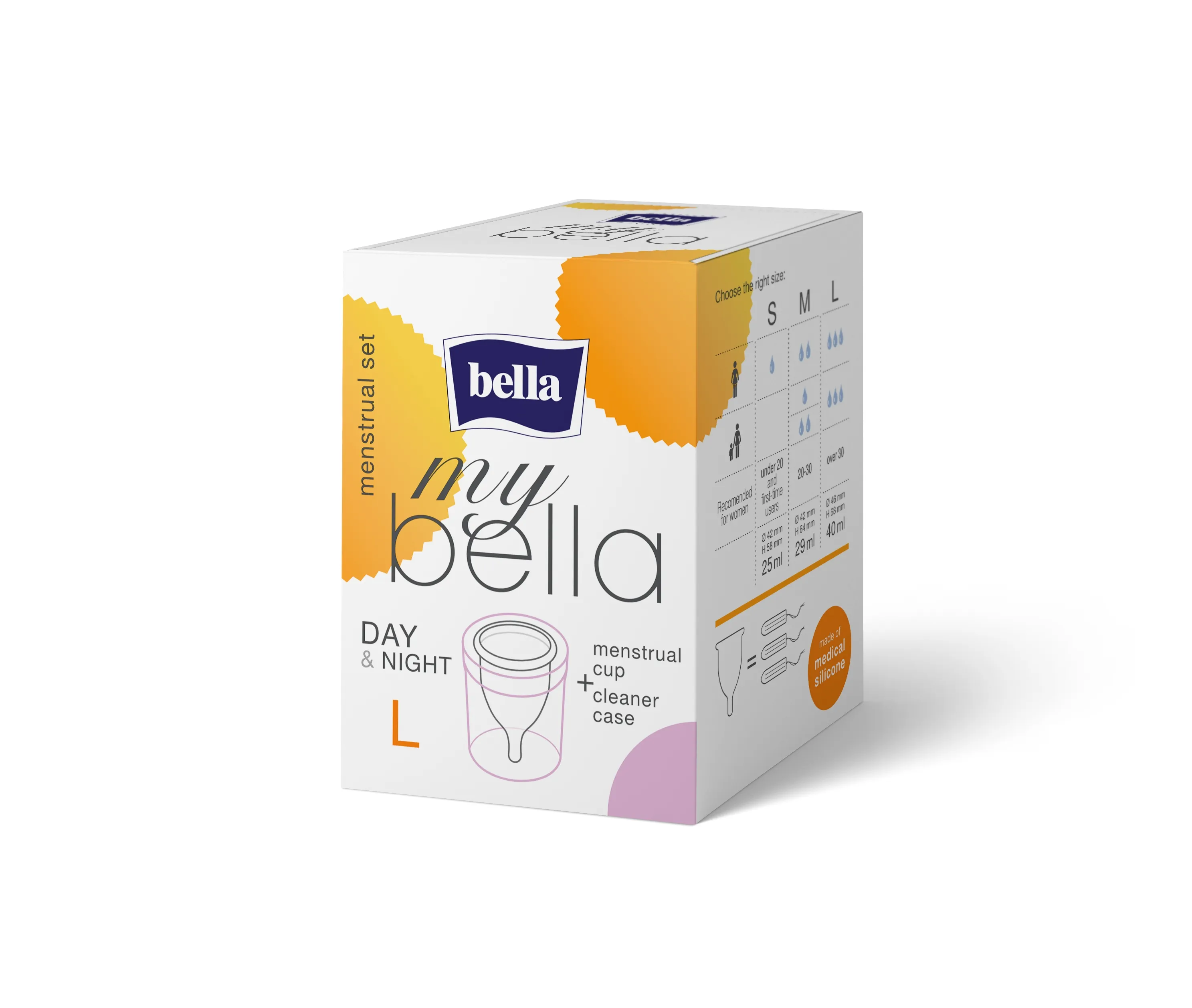 My BELLA menstruacinės taurelės rinkinys L N1 -  