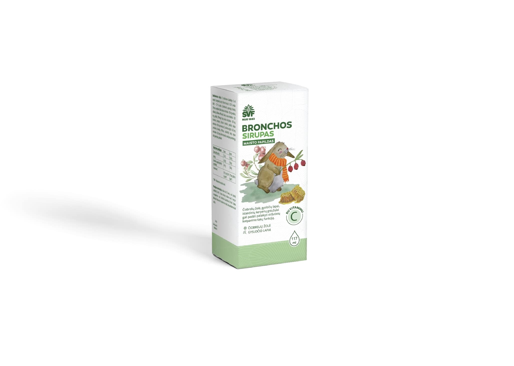 ŠVF geriamasis tirpalas BRONCHOS, 120ml -  2