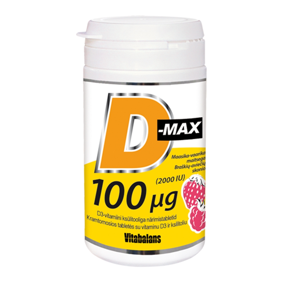 VITABALANS D-MAX 100mcg tabletės N90 -  