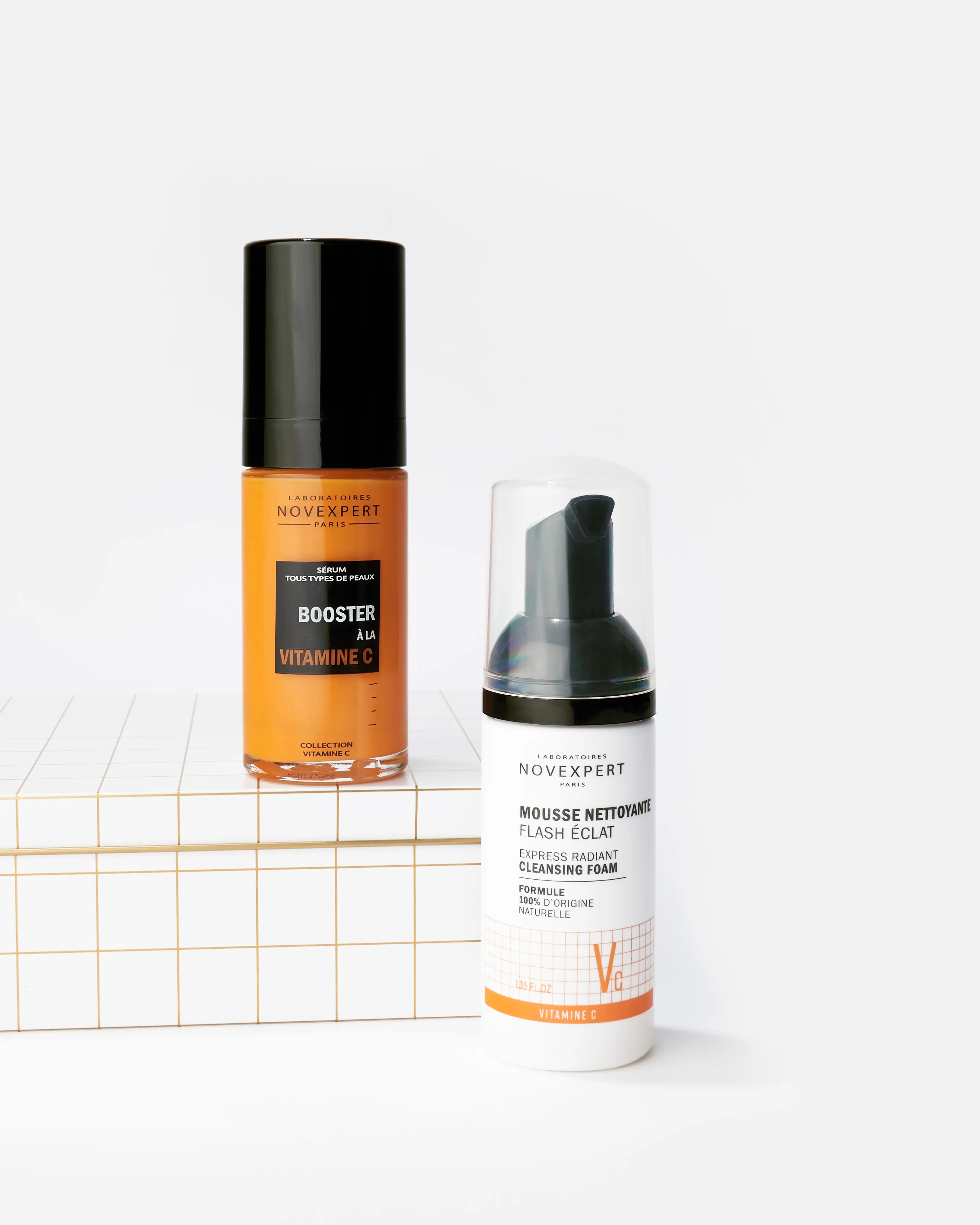 NOVEXPERT Vitamino C linijos rinkinys metalinėje dėžutėje, 30ml + 40ml -  
