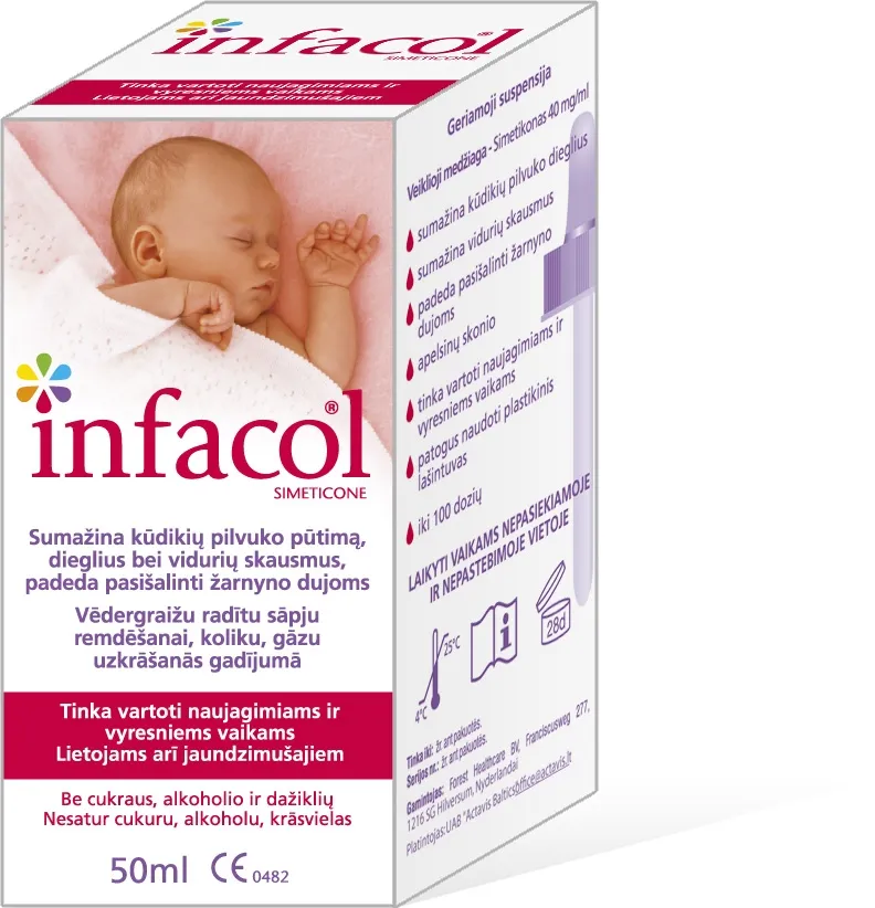 INFACOL 40mg/ml suspensija, 50ml, N1 -  