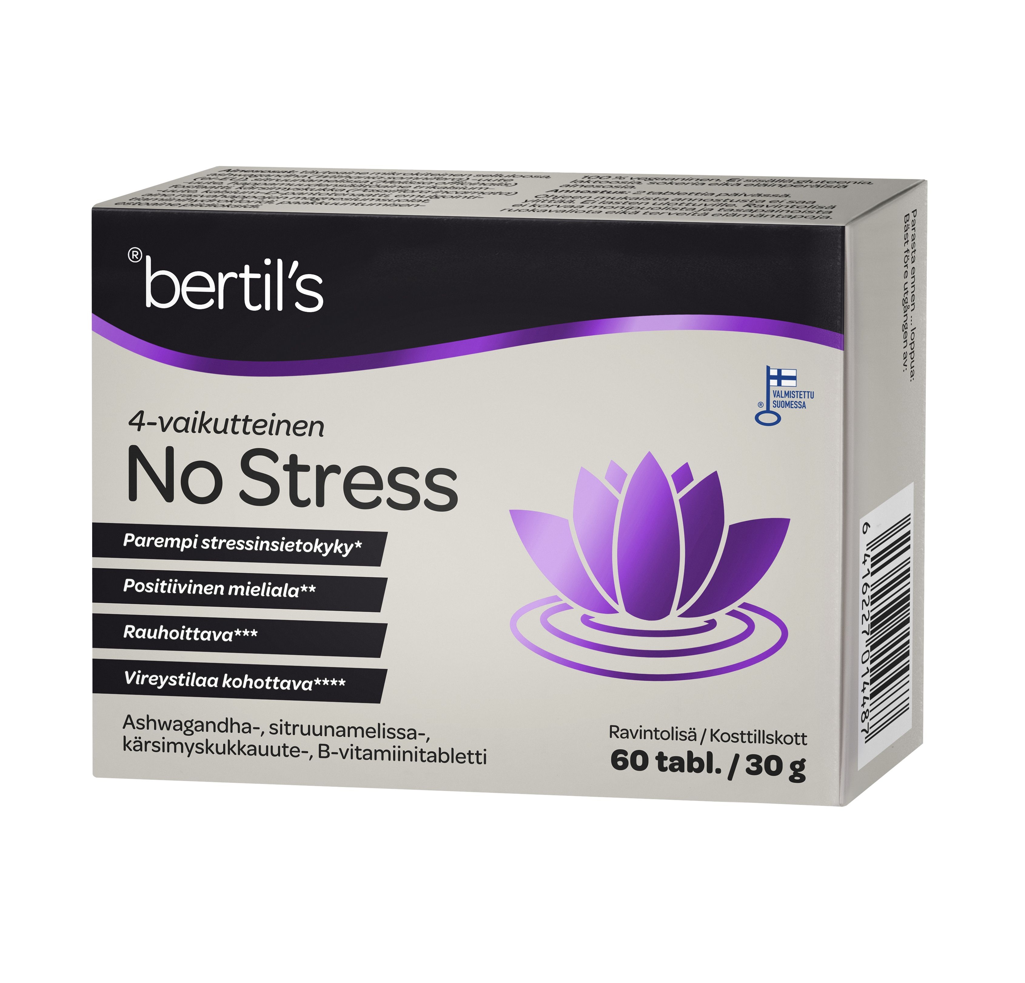 Bertil's No stress, tabletės N60 -  2