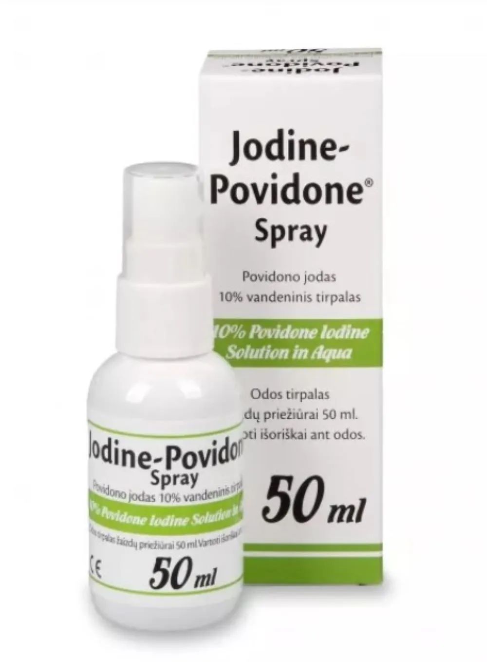 Jodine-Povidone purškalas, 10%, 50ml -  