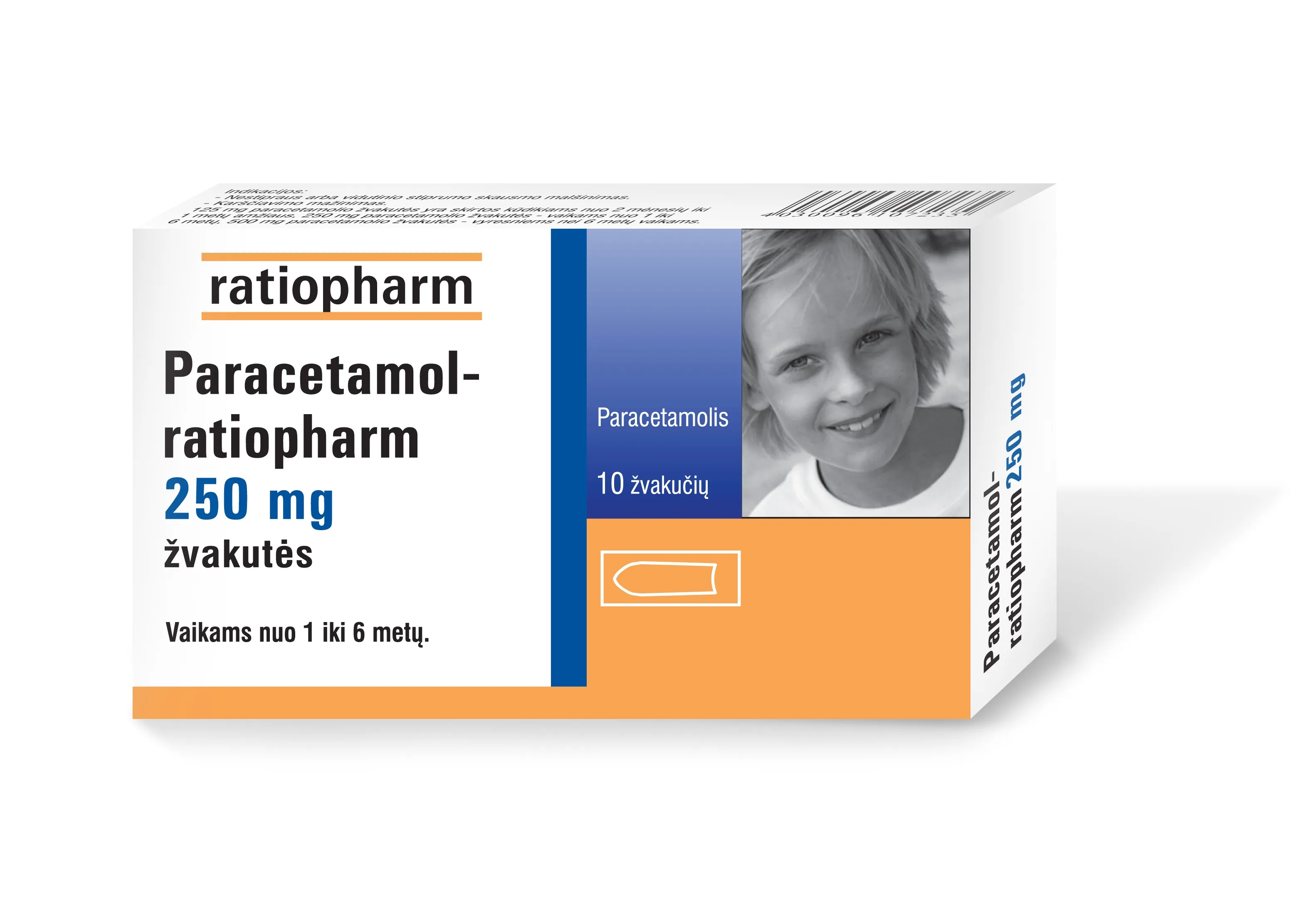 Paracetamol-ratiopharm 250mg supp. N10 -  
