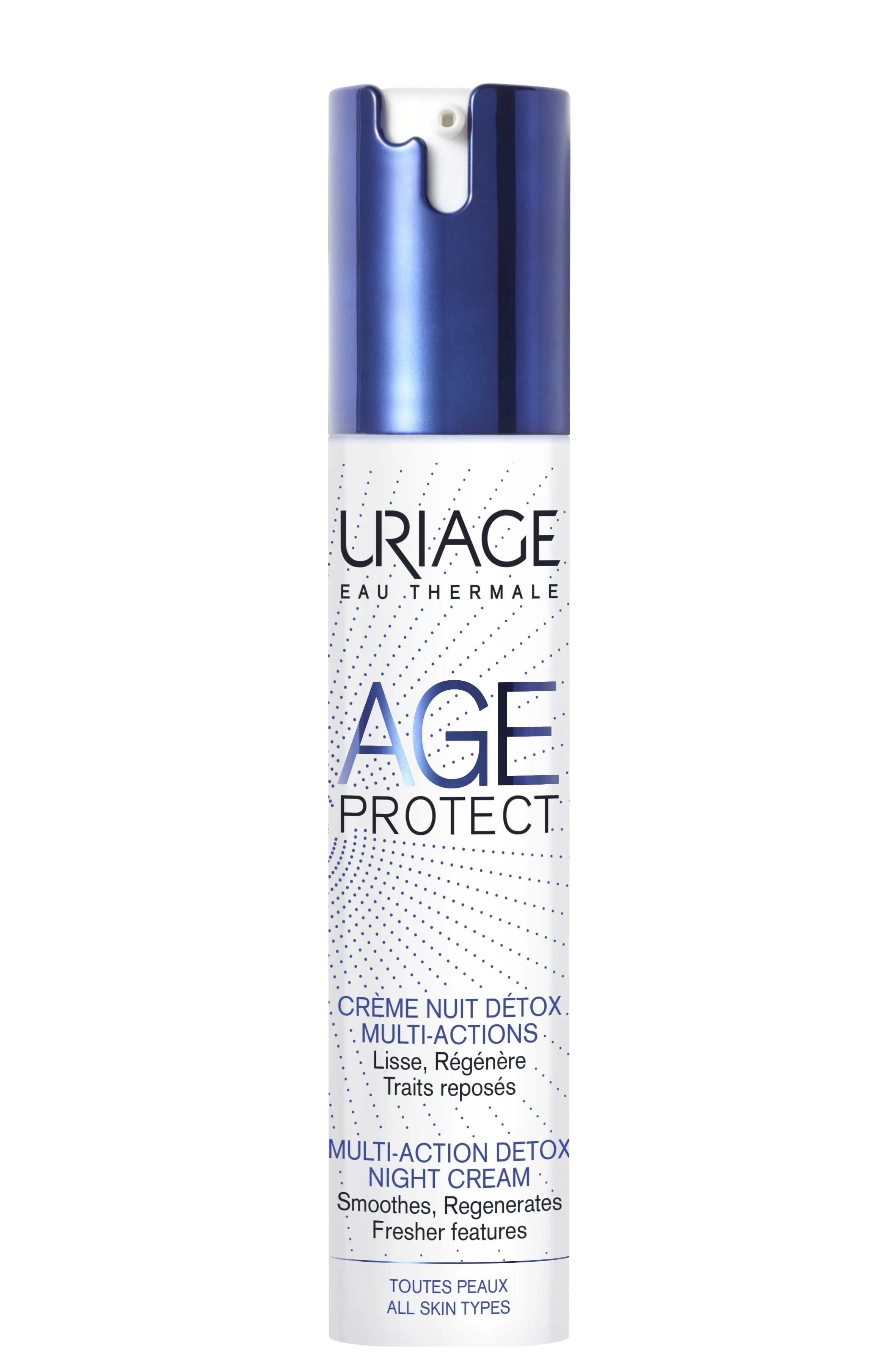 URIAGE naktinis veido kremas AGE PROTECT MULTI-ACTION DETOX, 40ml -  