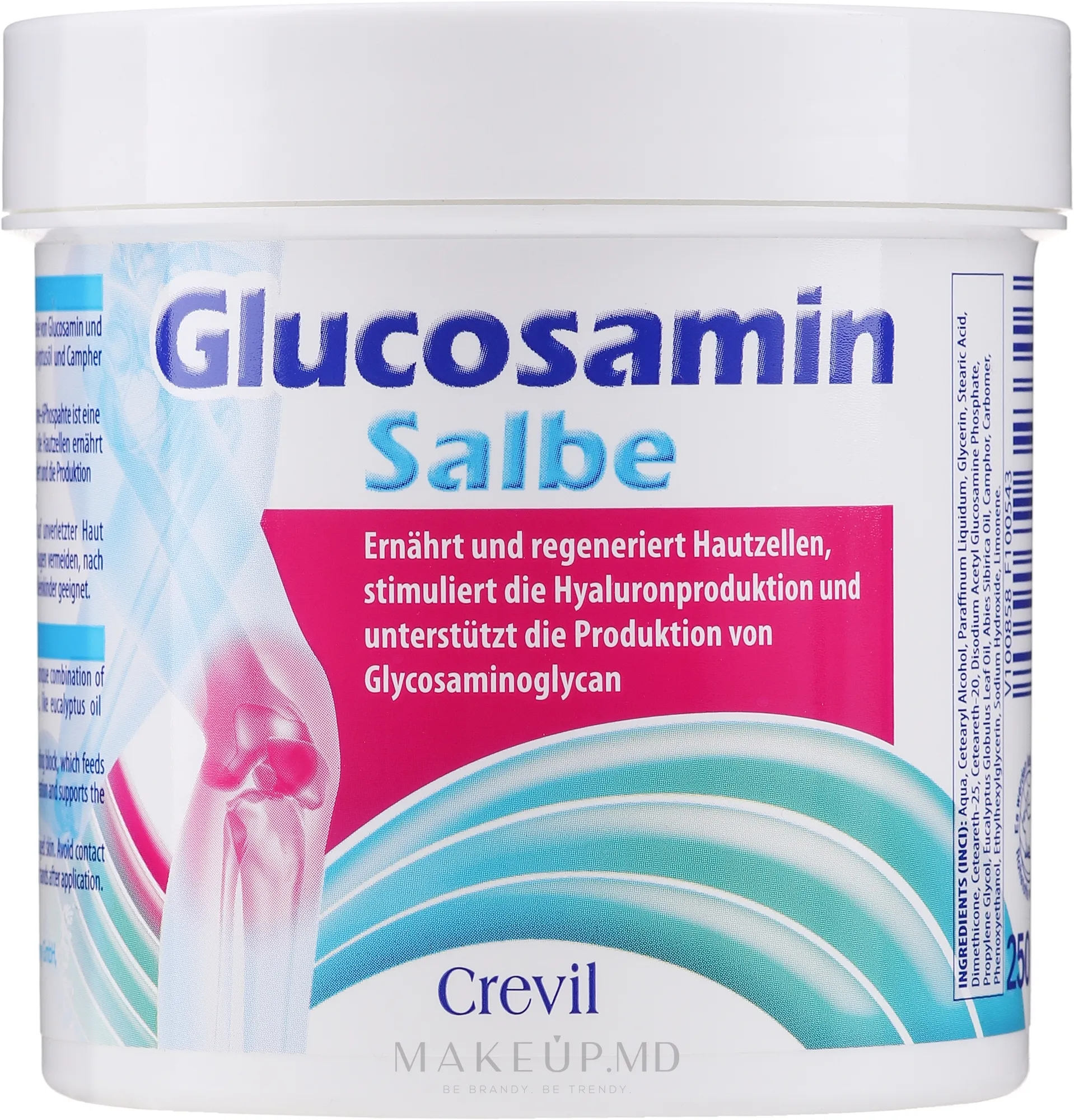 Crevil gliukozamino kremas kūnui 250ml -  