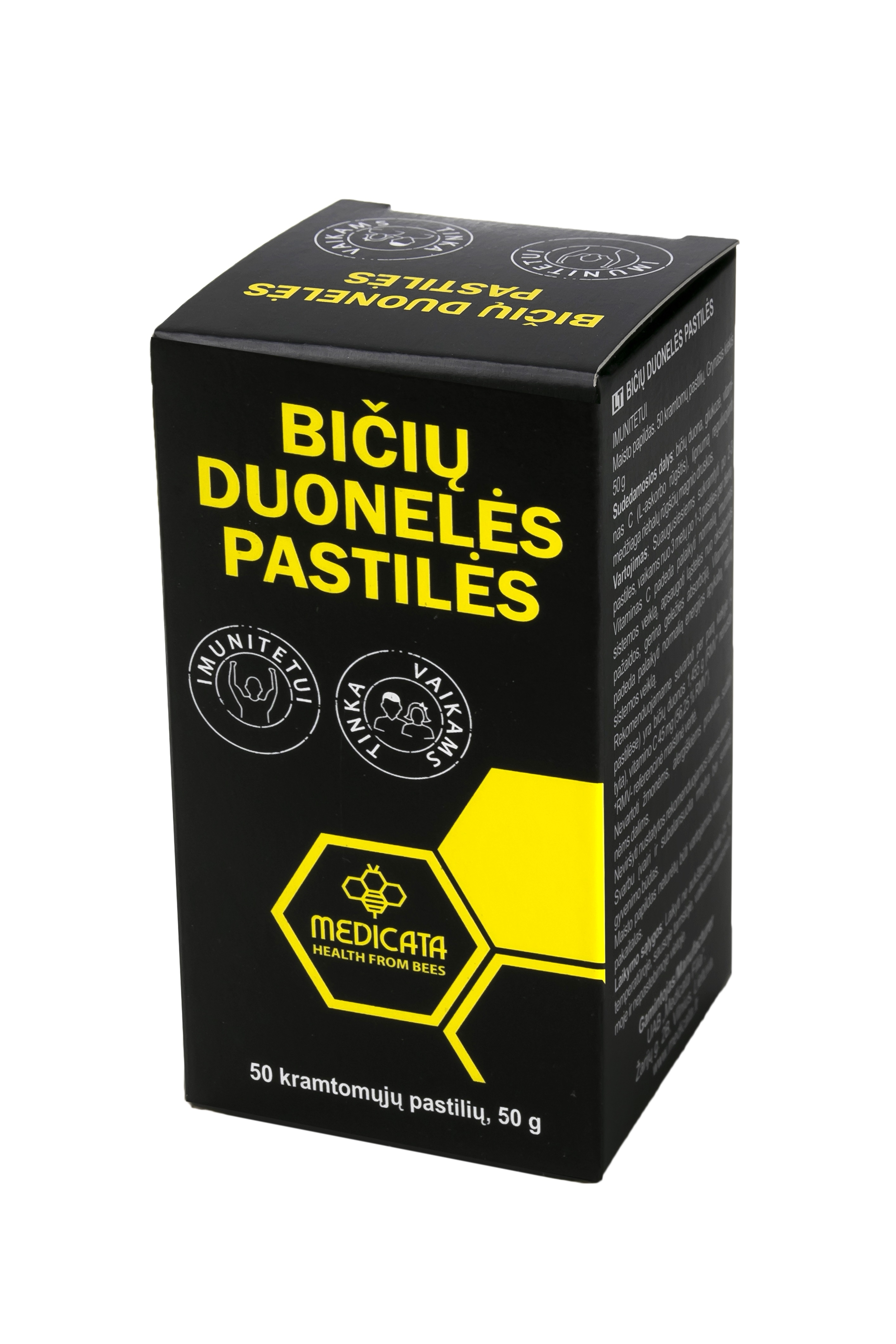 Bičių duonelės pastilės, N50 -  