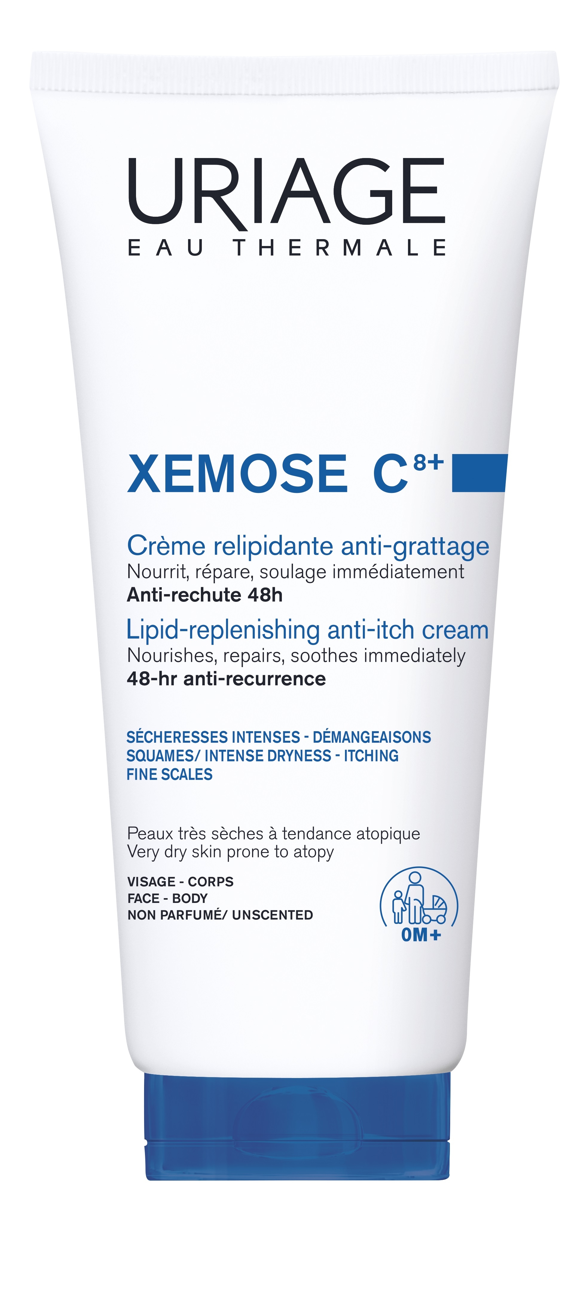 URIAGE universalus minkštinamasis kremas XEMOSE C8+, 200ml -  