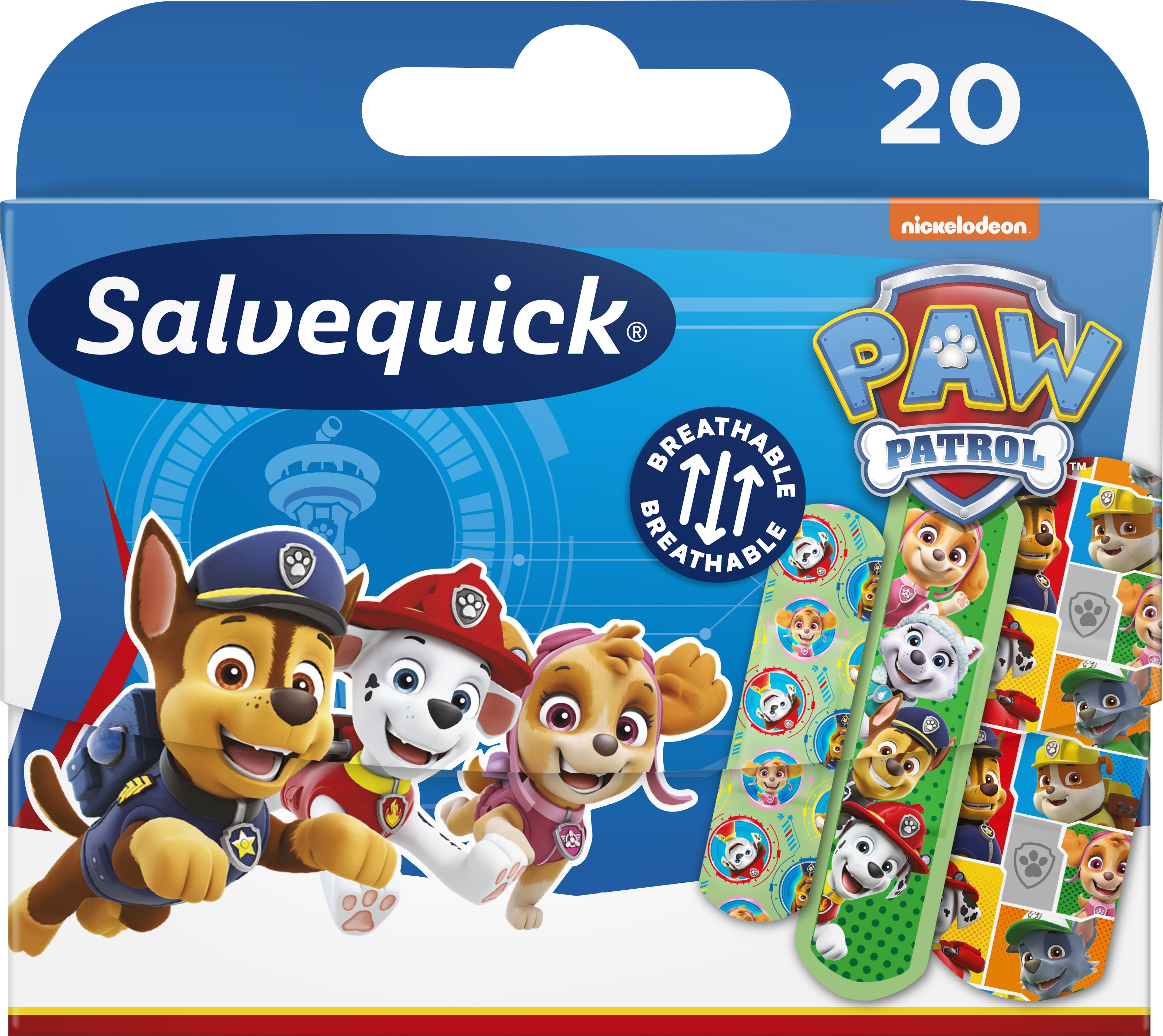 Salvequick „Paw Patrol“ pleistrų rinkinys vaikams, N20 -  