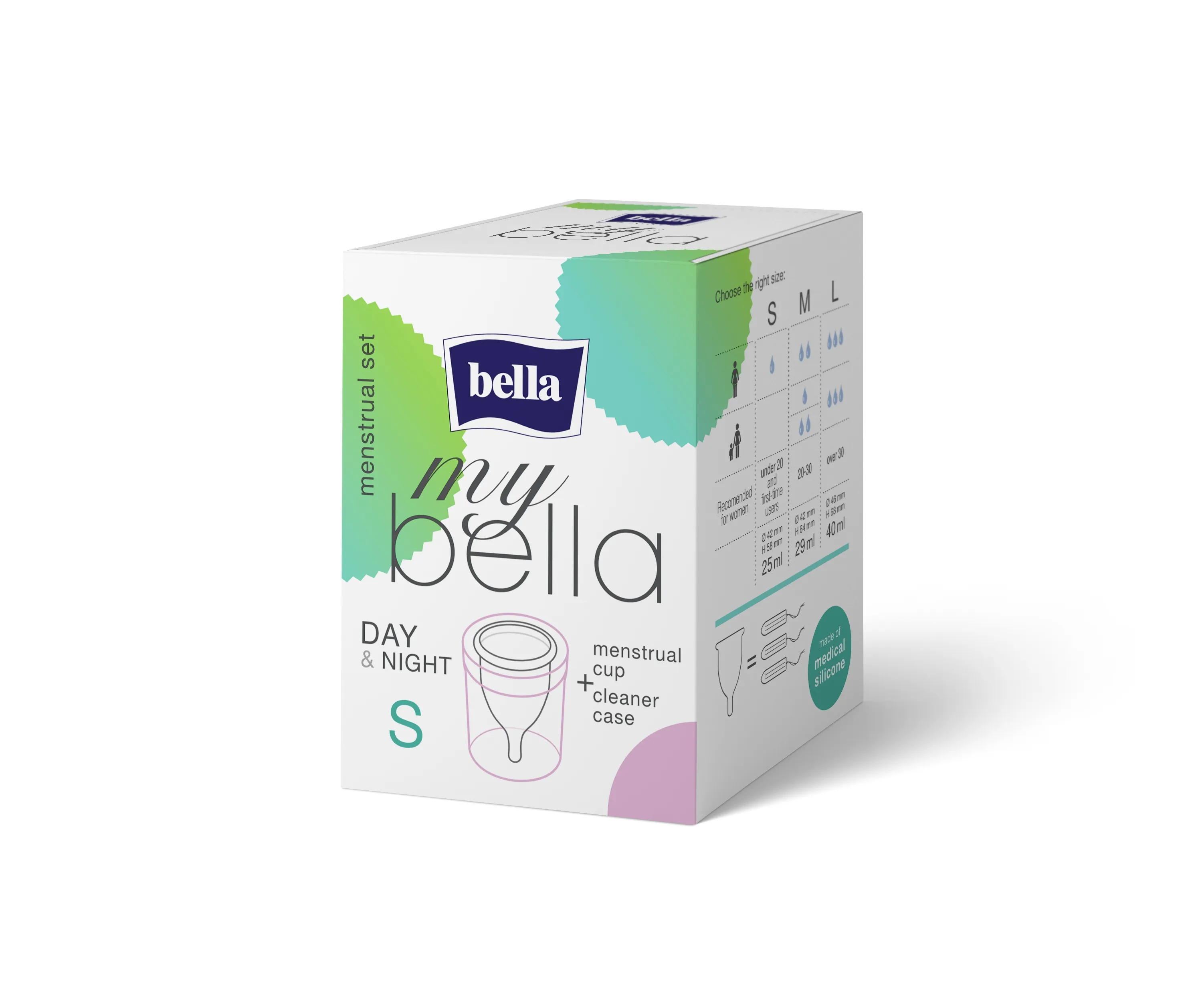 My BELLA menstruacinės taurelės rinkinys S N1 -  