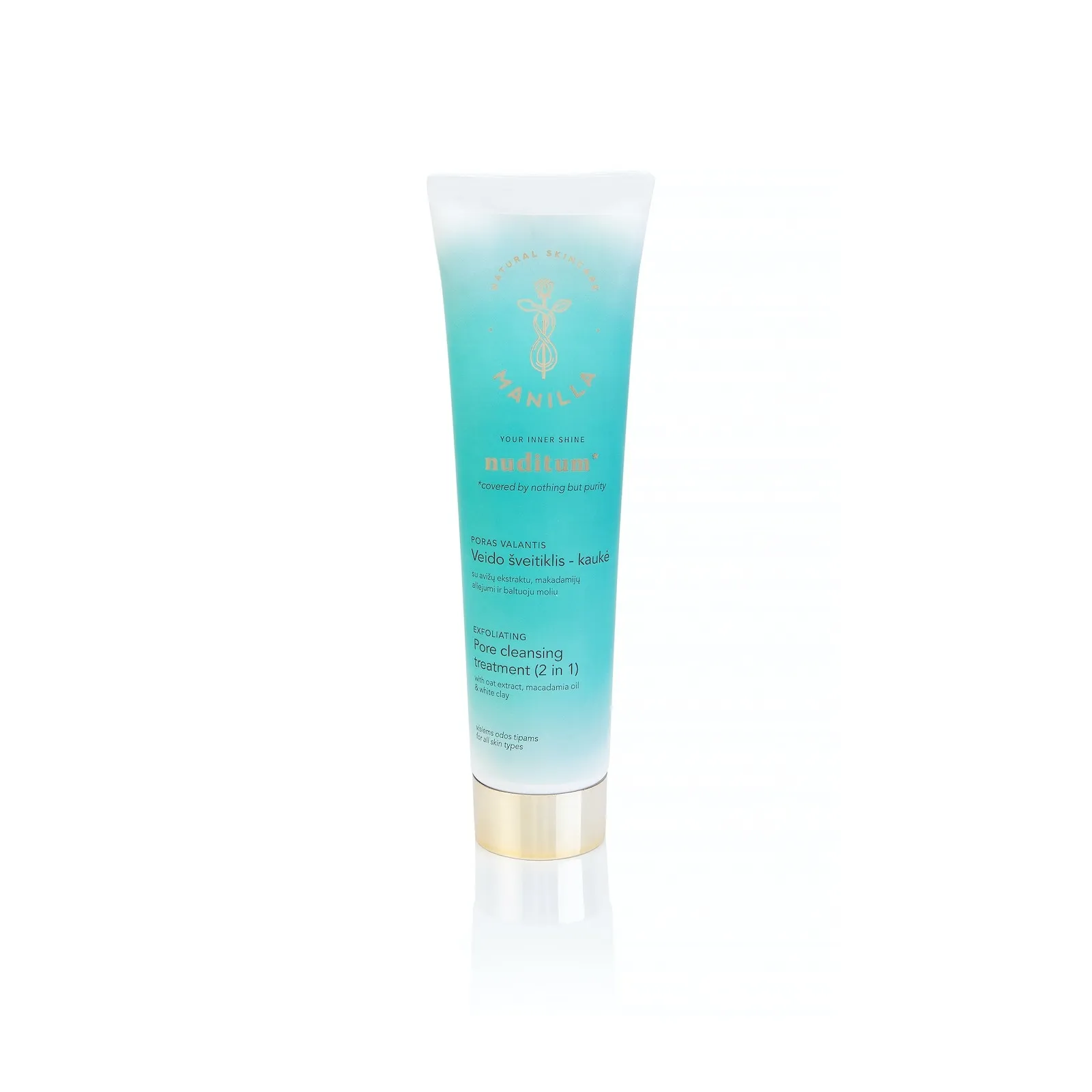 MANILLA veido šveitiklis-kaukė 2in1 NUDITUM, 60ml -  