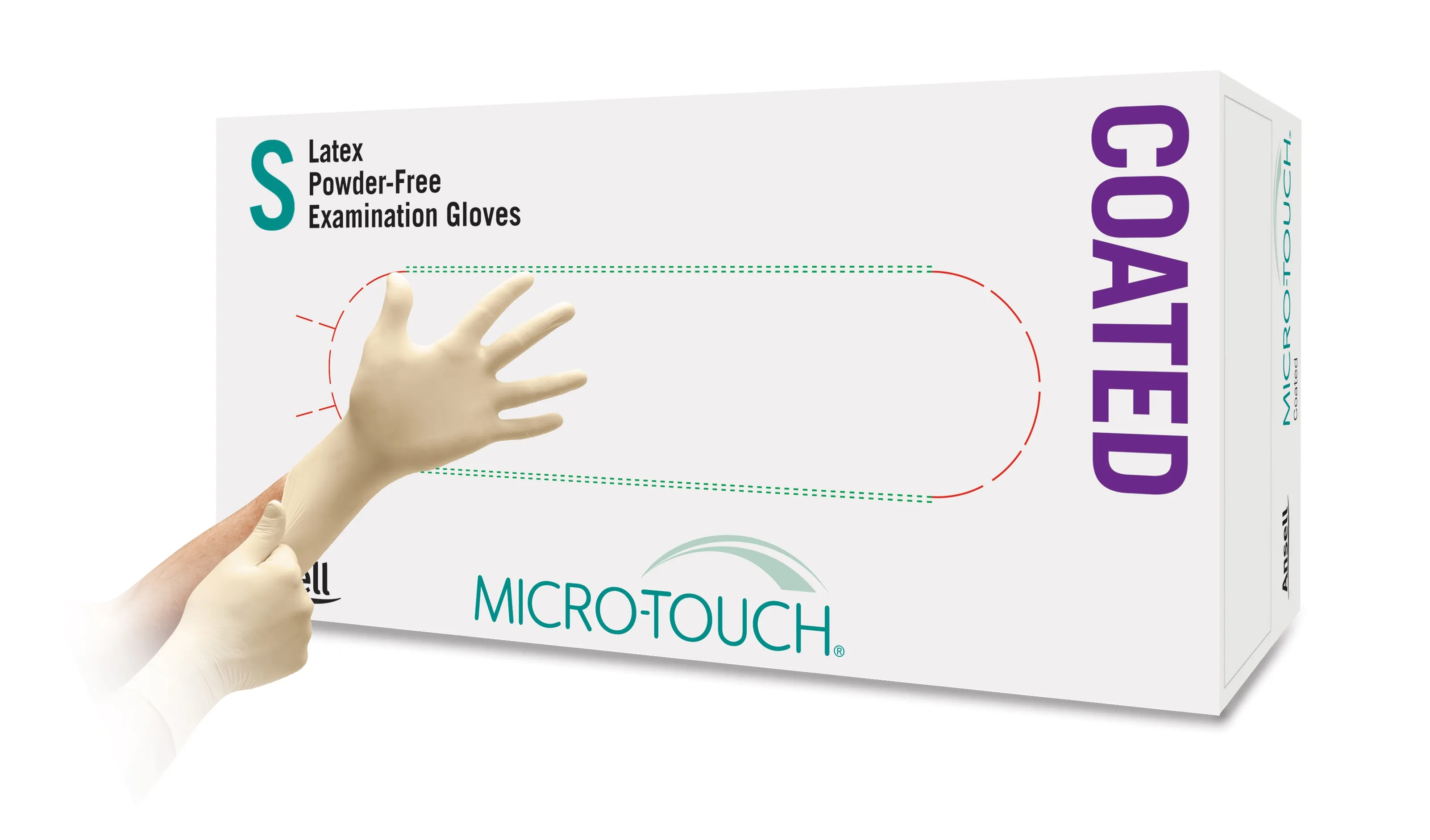 MICRO-TOUCH® nesterilios medicininės pirštinės COATED, S, N100 -  
