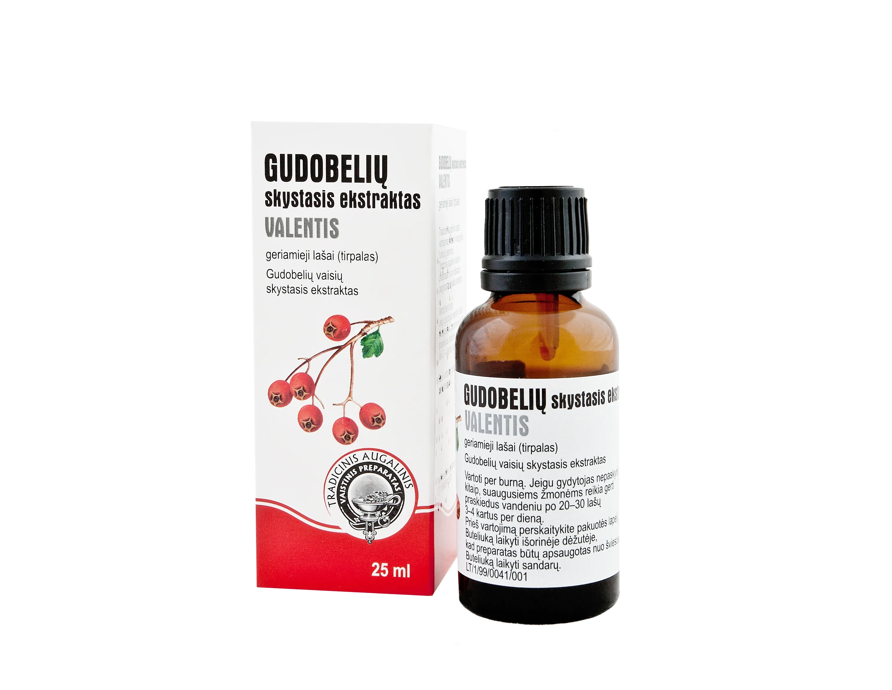 Gudobelių skystasis ekstraktas Valentis 25ml -  