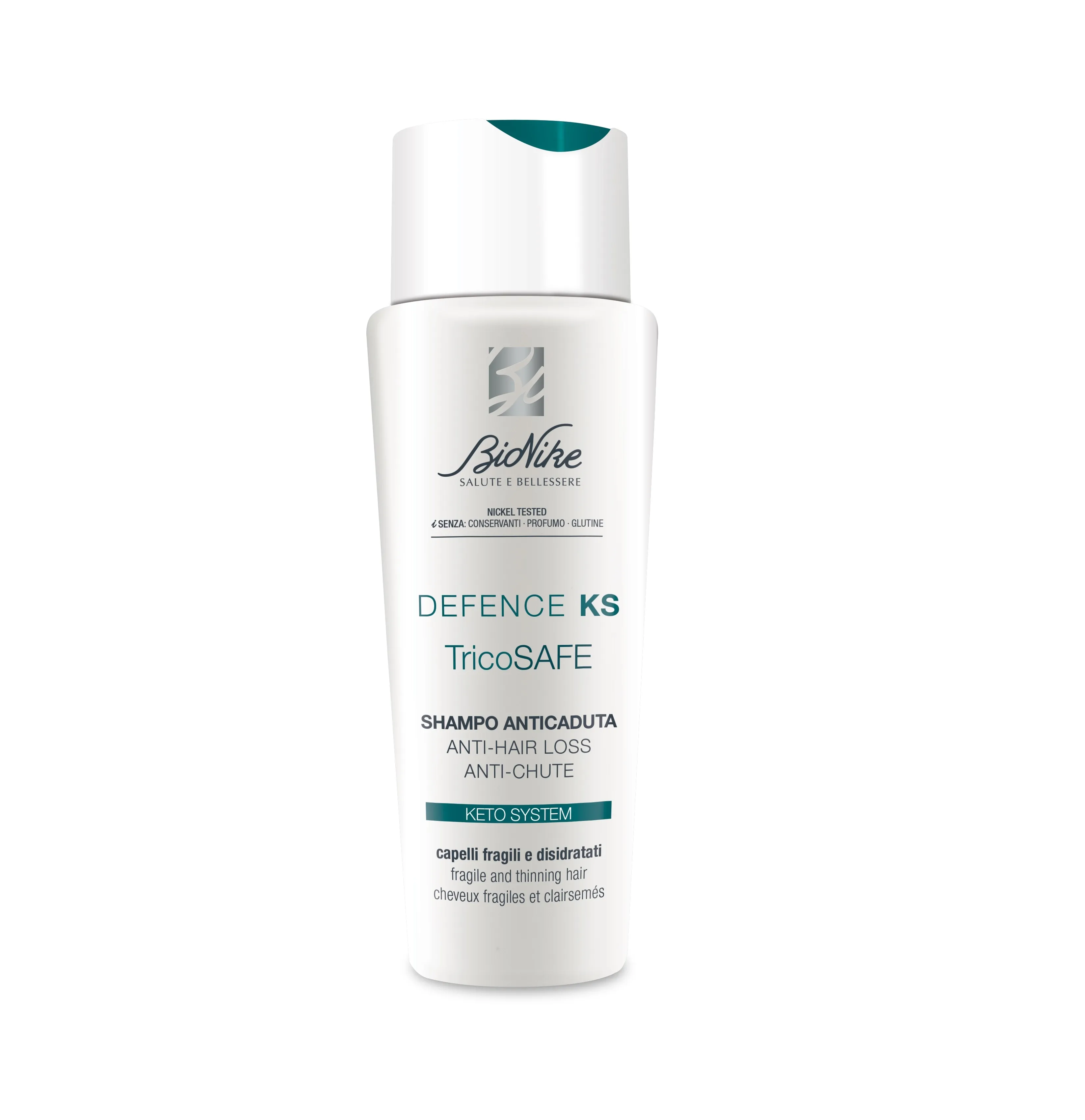 BIONIKE šampūnas slenkantiems plaukams DEFENCE KS TRICO SAFE, 200ml -  
