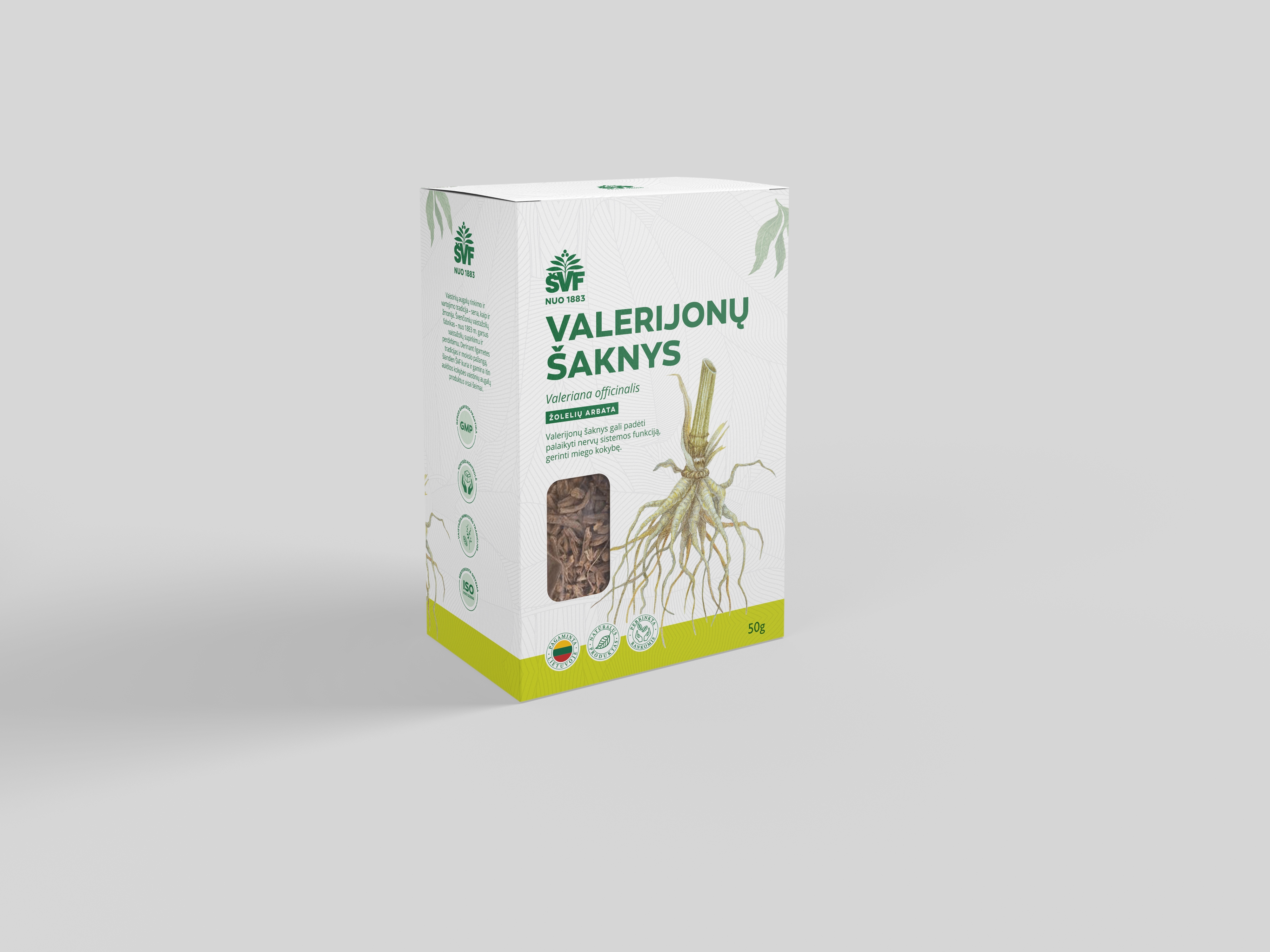 ŠVF žolelių arbata VALERIJONŲ ŠAKNYS, 50g -  