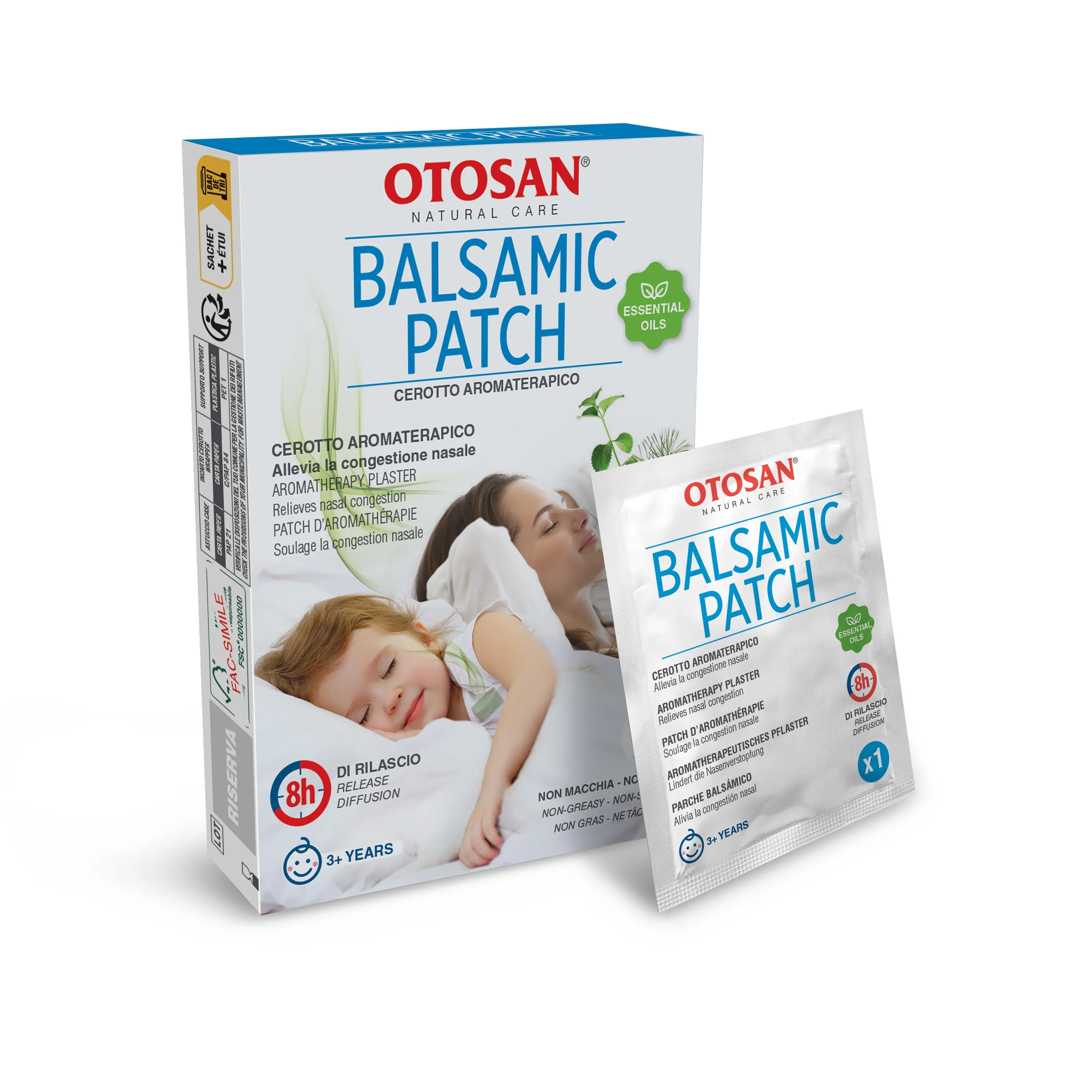 „OTOSAN® BALSAMIC PATCH“ Aromaterapiniai lipdukai, N7 -  