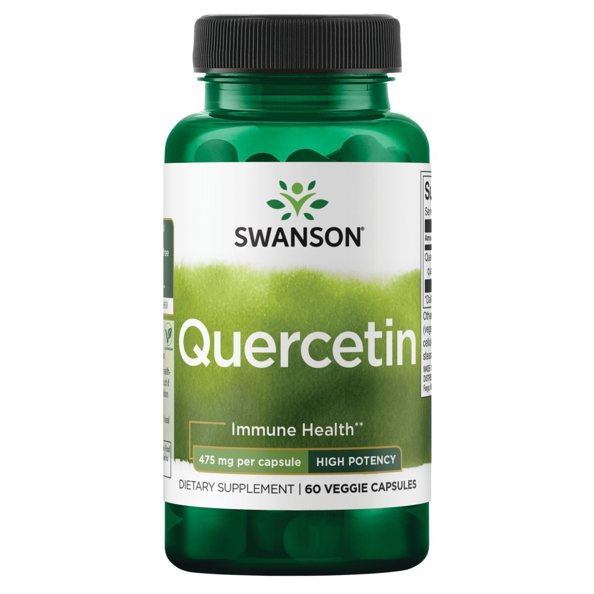 SWANSON Kvercetinas 475mg kapsulės N60 -  