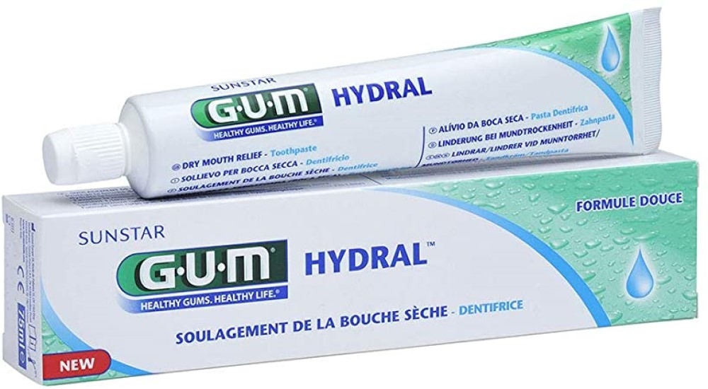 G.U.M. dantų pasta burnos sausėjimui HYDRAL, 75ml -  