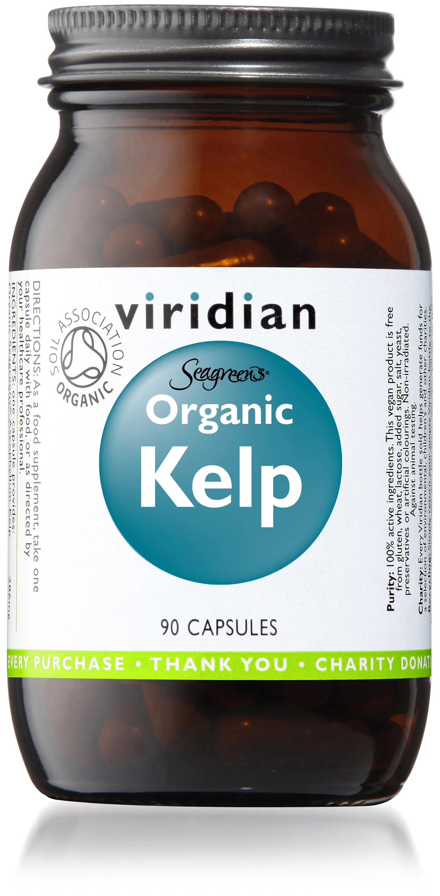 VIRIDIAN ORGANIC KELP 600mg, N90 -  