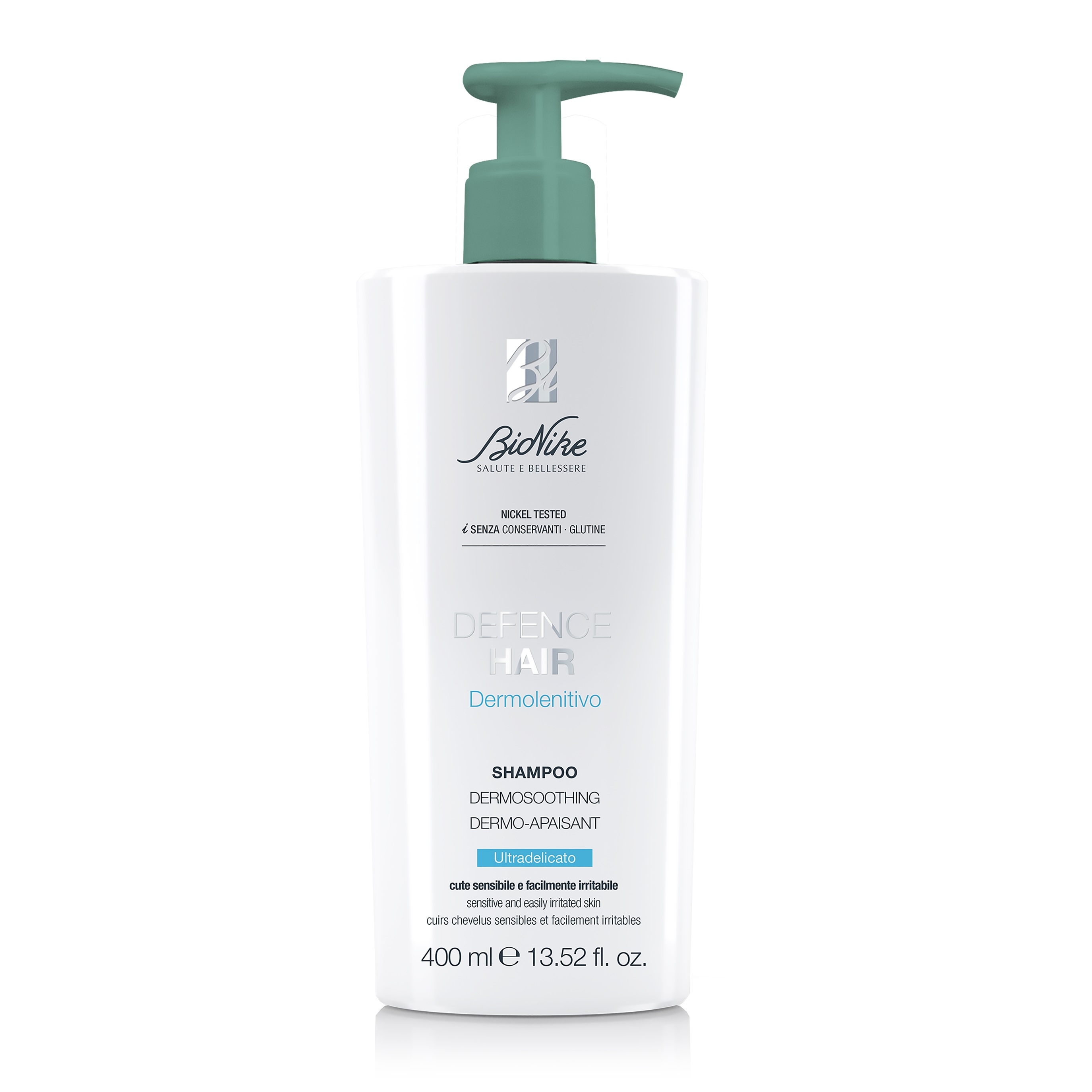 BioNike ypatingai švelnus šampūnas DEFENCE HAIR DERMOSOOTHING, 400 ml -  