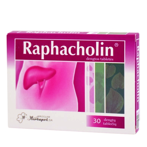 Raphacholin dengtos tabletės N30 -  