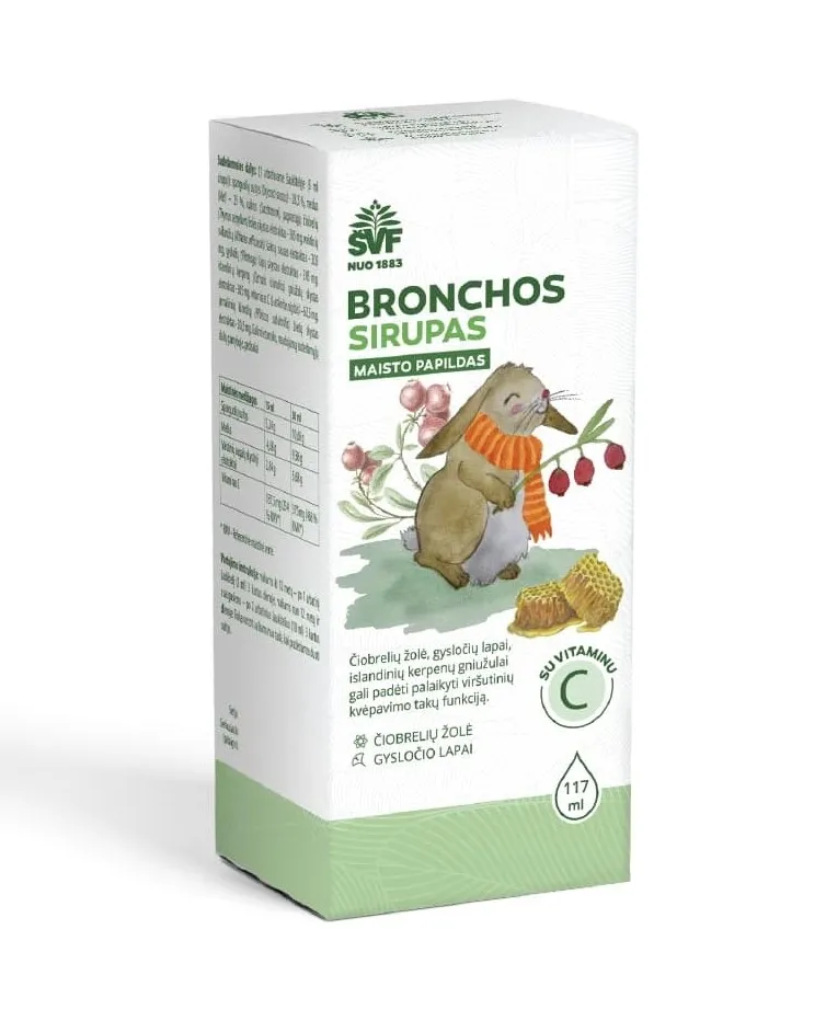 ŠVF geriamasis tirpalas BRONCHOS, 117ml -  