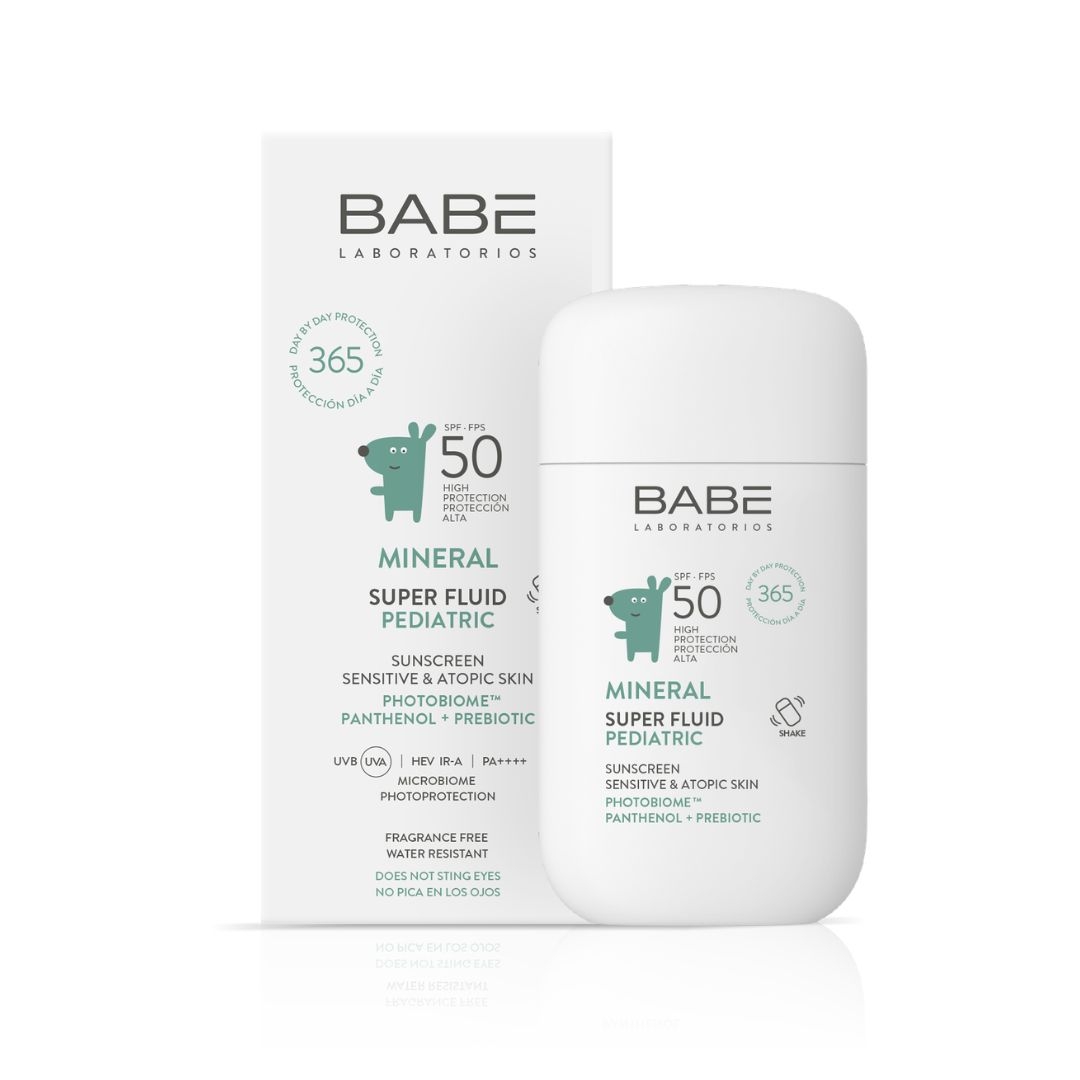 BABÉ mineralinė apsauga vaikams MINERAL SUPER FLUID SPF50, 50ml -  3