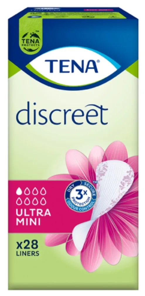 TENA įklotai DISCREET ULTRA MINI, N28 -  