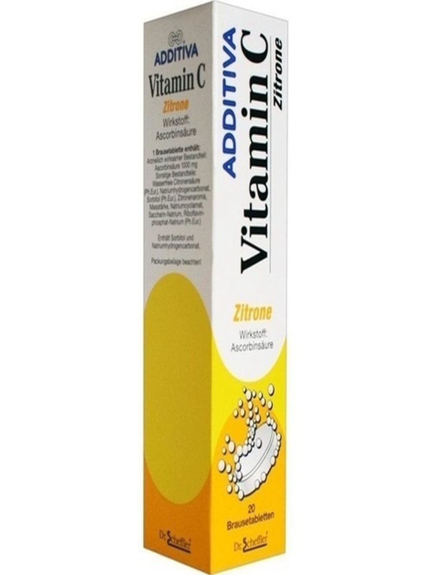 Additiva VitC citrinų skonio šnypščiosios tab. N20 -  