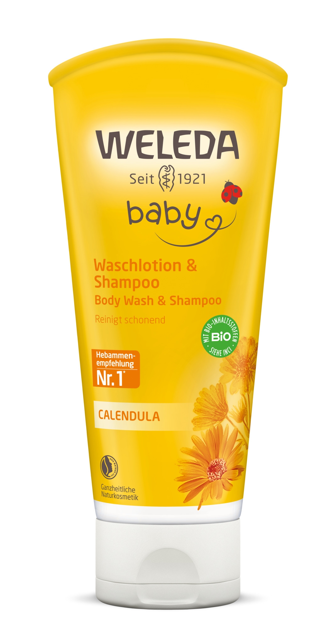 WELEDA CALENDULA vaikiškas šampūnas ir prausiklis 200ml -  