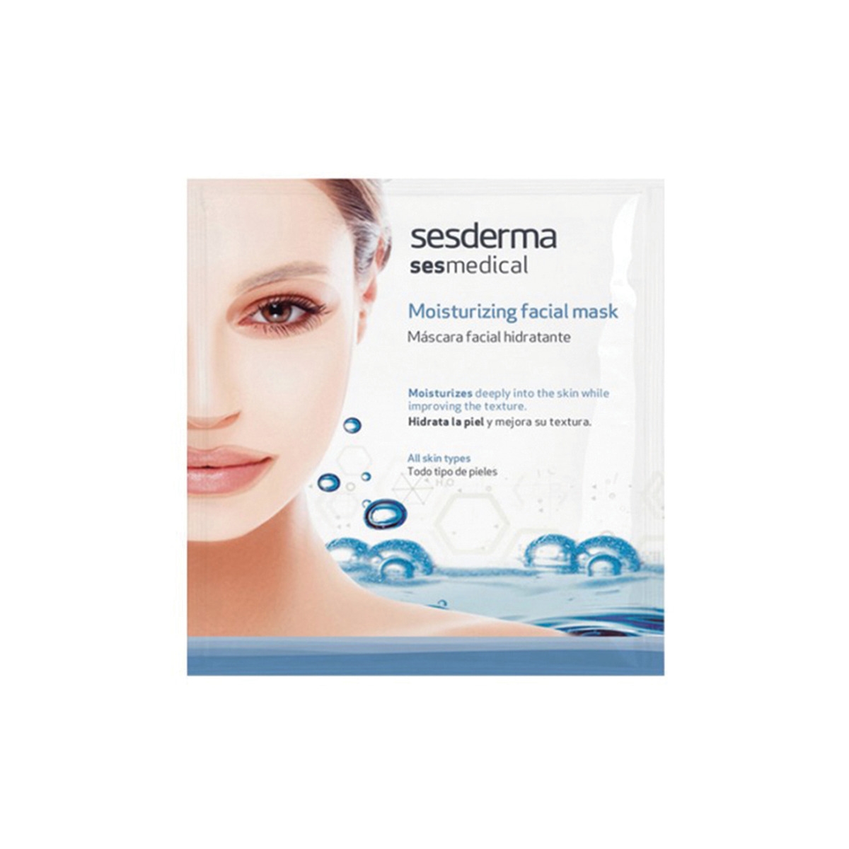 SESDERMA drėkinamoji kaukė lakštinė SES-MEDICAL, 1vnt -  