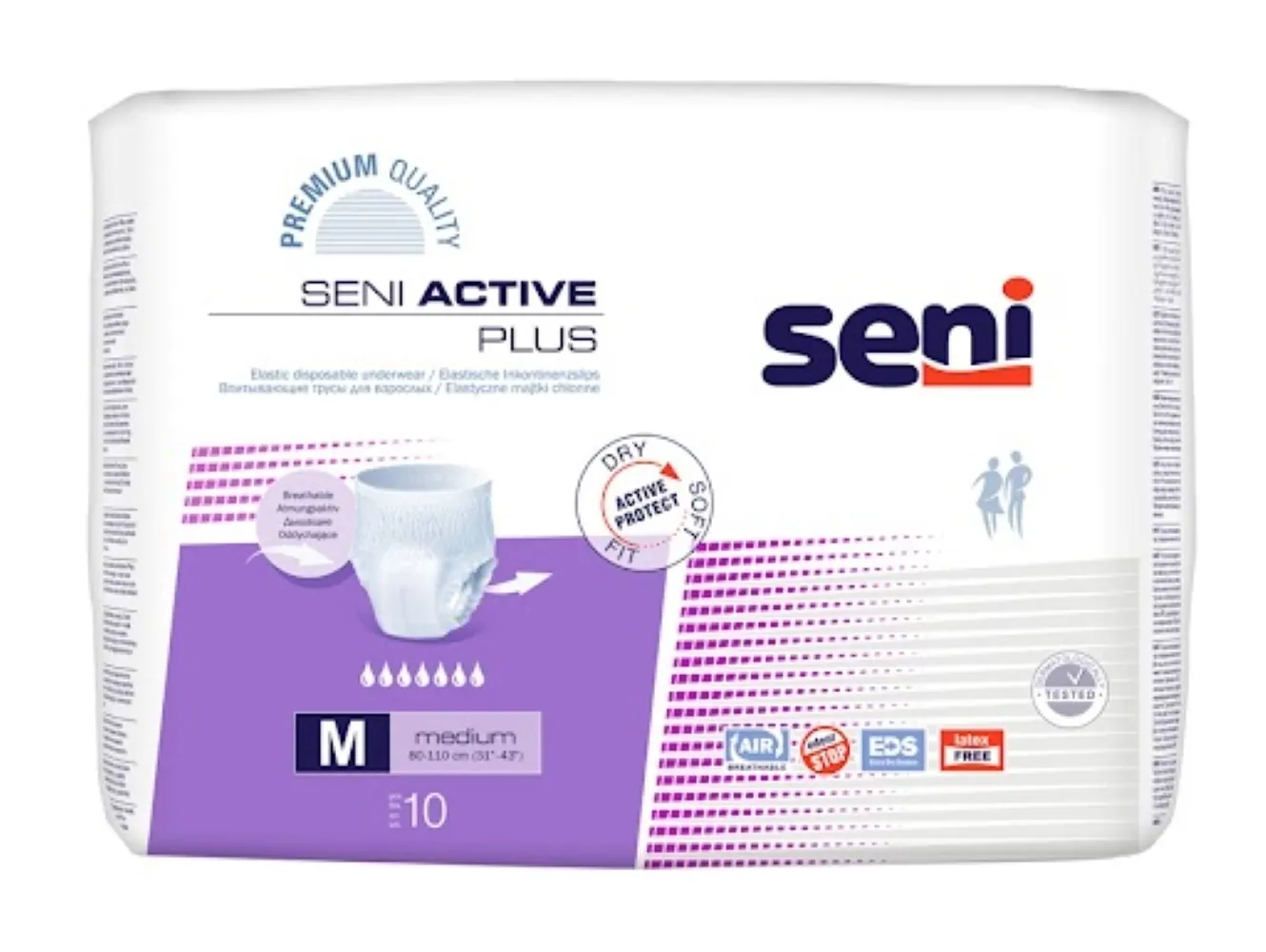 SENI Active Plus M (premium) sausk.-keln. N10 -  