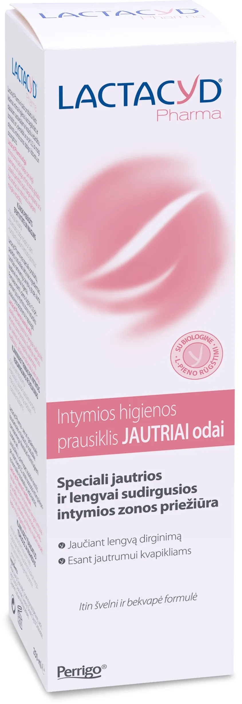 LACTACYD intym.hig.prausiklis SENSITIVE, 250ml -  