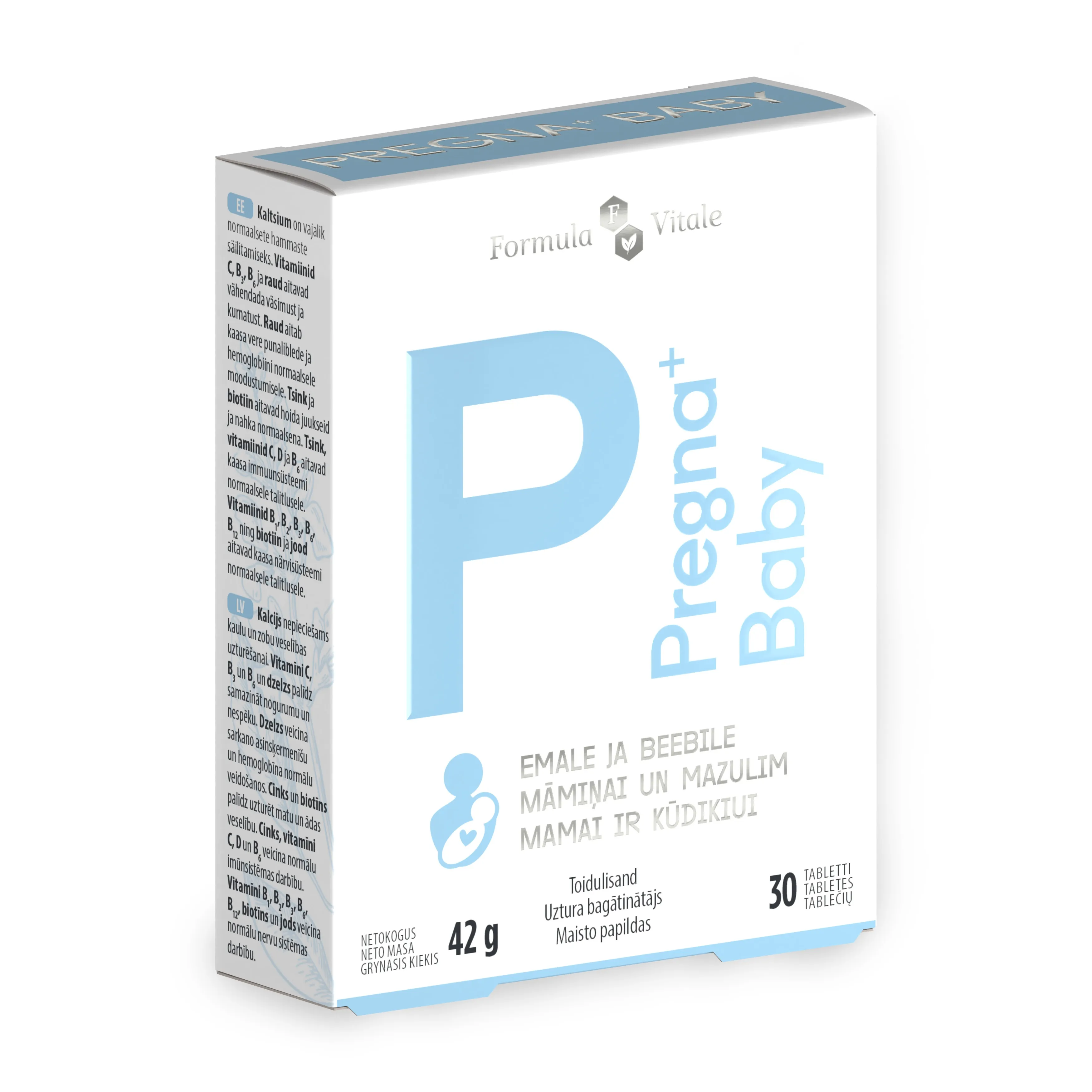 FORMULA VITALE Pregna Baby, tabletės  N30 -  