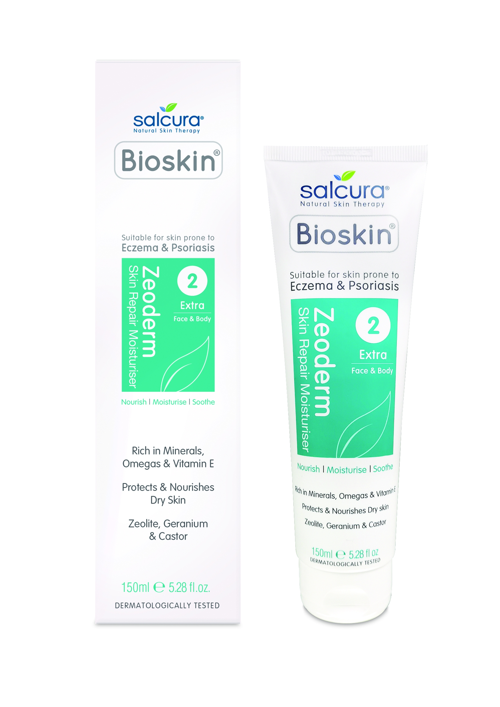 SALCURA atstatomasis kremas probleminei odai BIOSKIN ZEODERM, 150ml -  