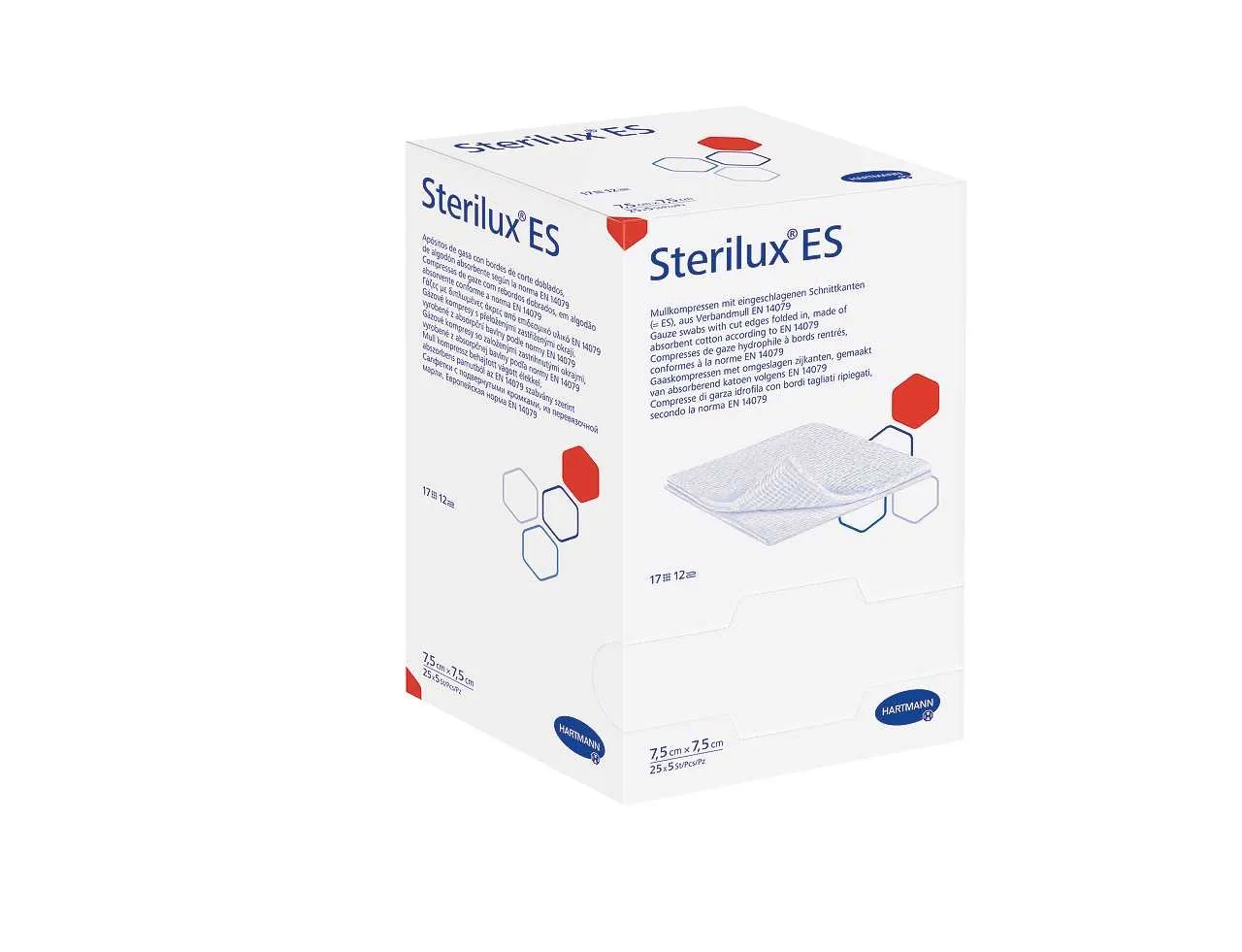 Sterilux ES tvarstis nesterilus 7,5x7,5cm, 100 vnt. -  