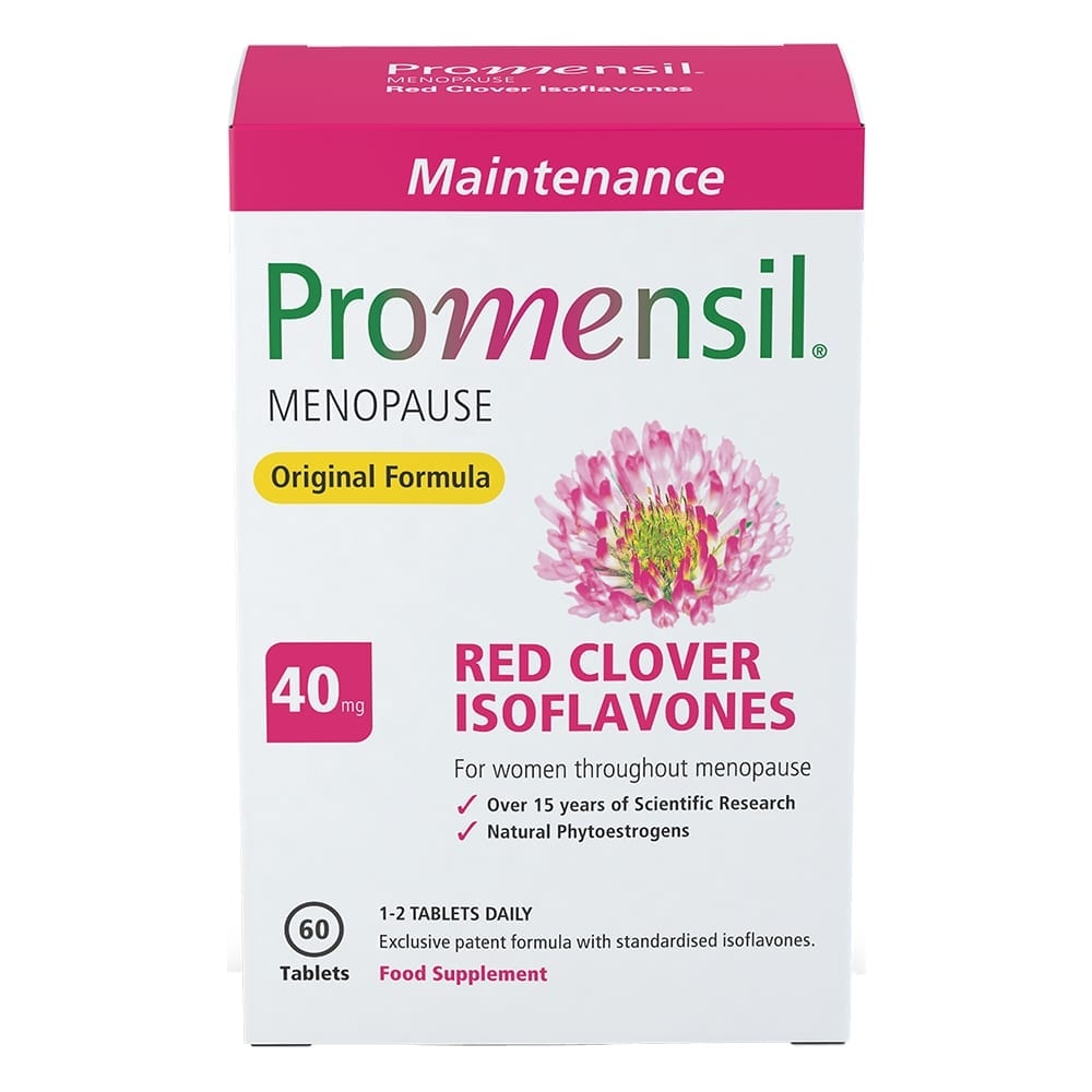 Promensil Menopause tabletės, 40 mg. Maisto papildas. 60 tablečių. -  
