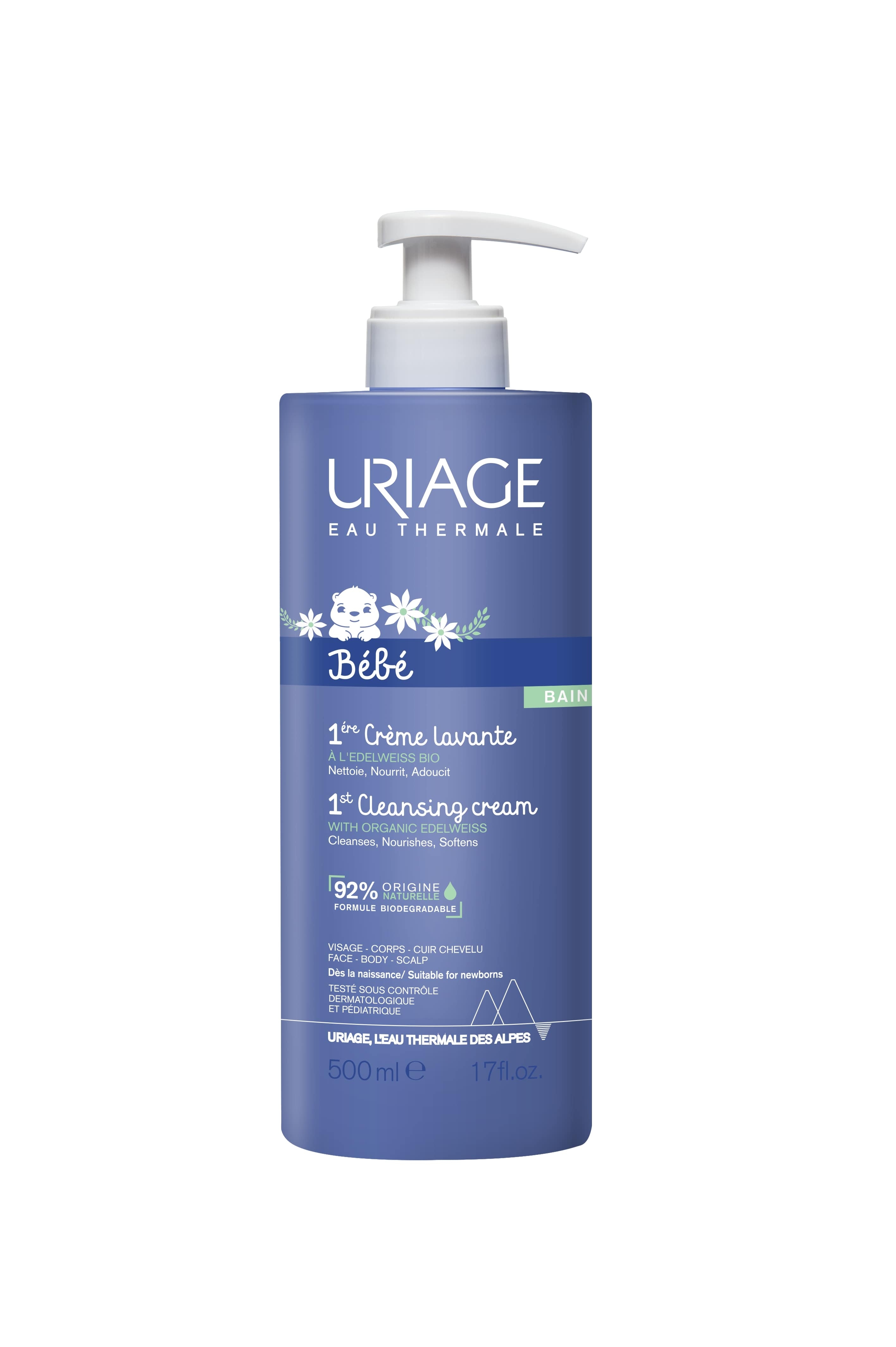 URIAGE kreminis prausiklis BABY LAVANTE, 500ml -  