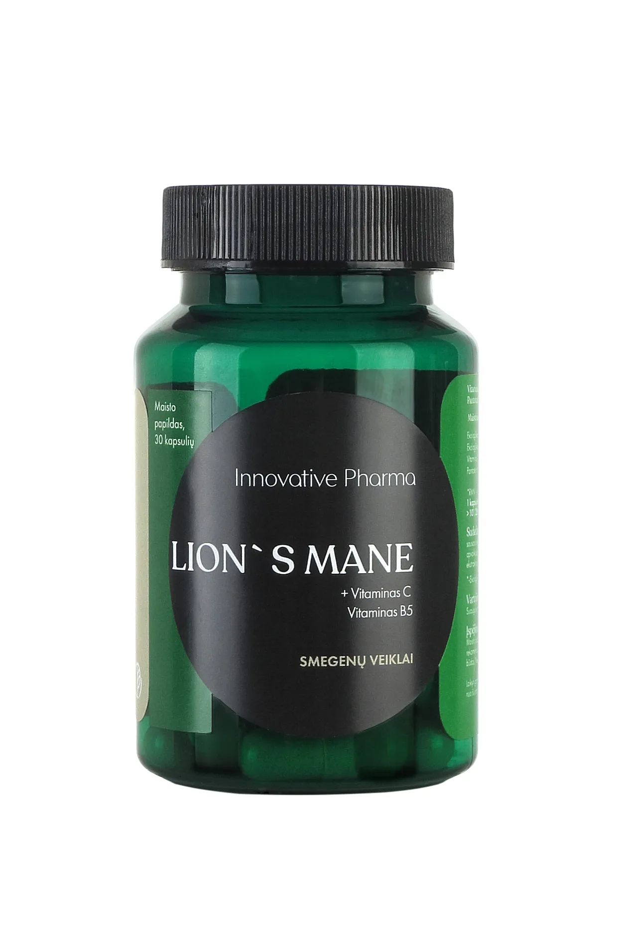 INNOVATIVE PHARMA LION'S MANE + VITAMINAS C IR B5, N30 -  
