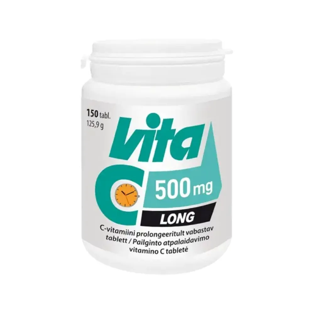 VITA C LONG, 500 MG, 150 tablečių -  