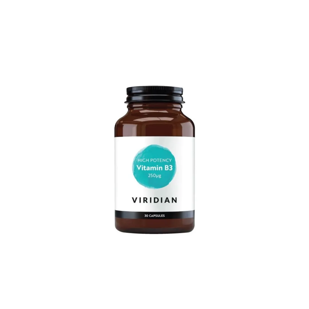 VIRIDIAN HIGH POTENCY VITAMIN B3 250mg, N30 -  